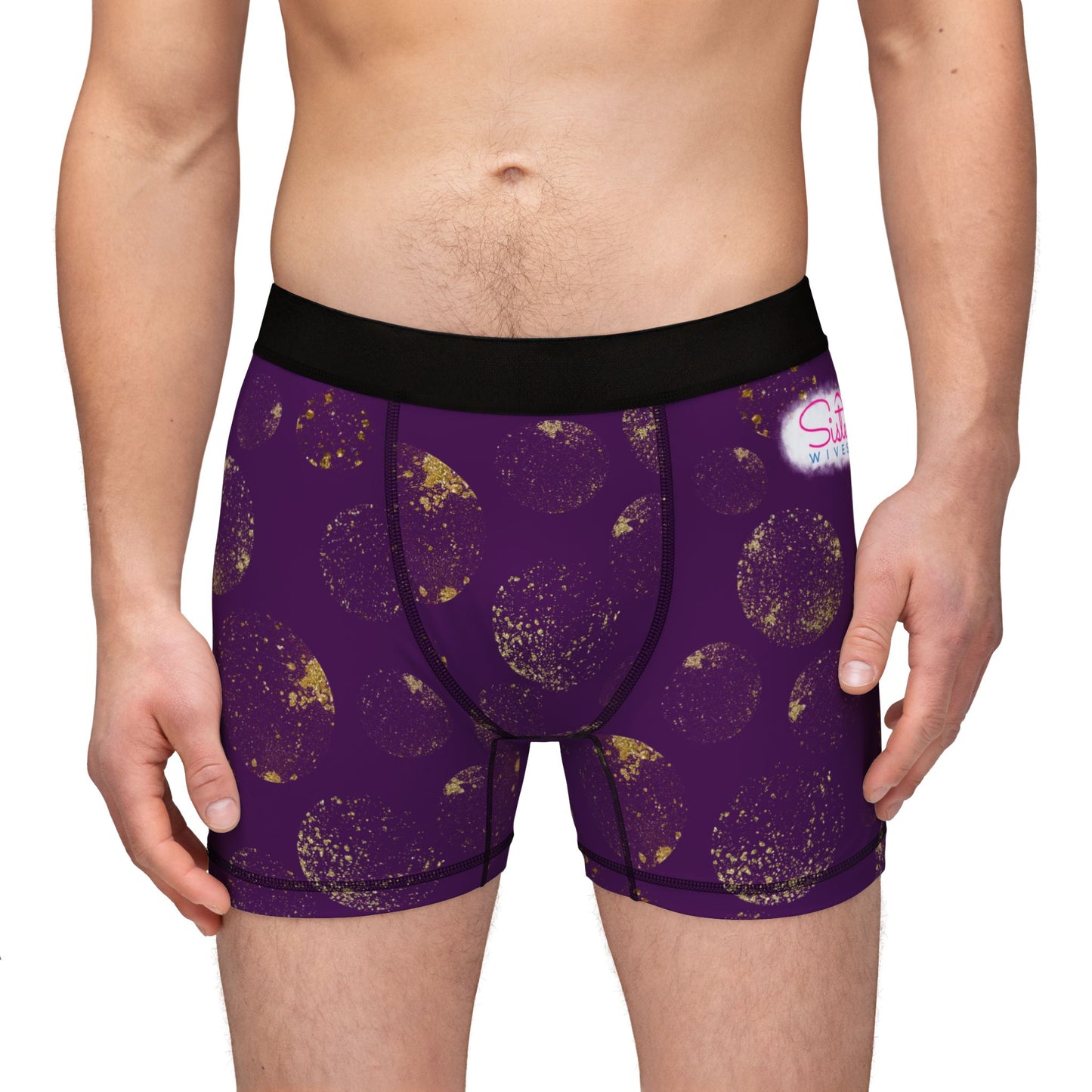 Celestial Polyamory Men’s Boxer Briefs – Astrology & Cosmic Underwear | ENM, Non-Monogamy & Pride-Friendly Intimates