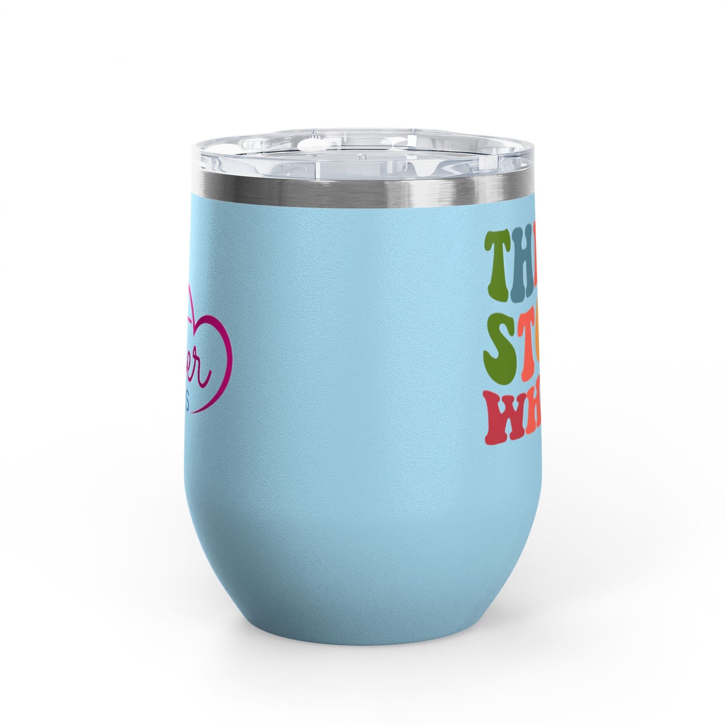 Thrift Store Whore Insulated Wine Tumbler Funny Thrifting Cup | Polyamory & ENM Friendly Drinkware