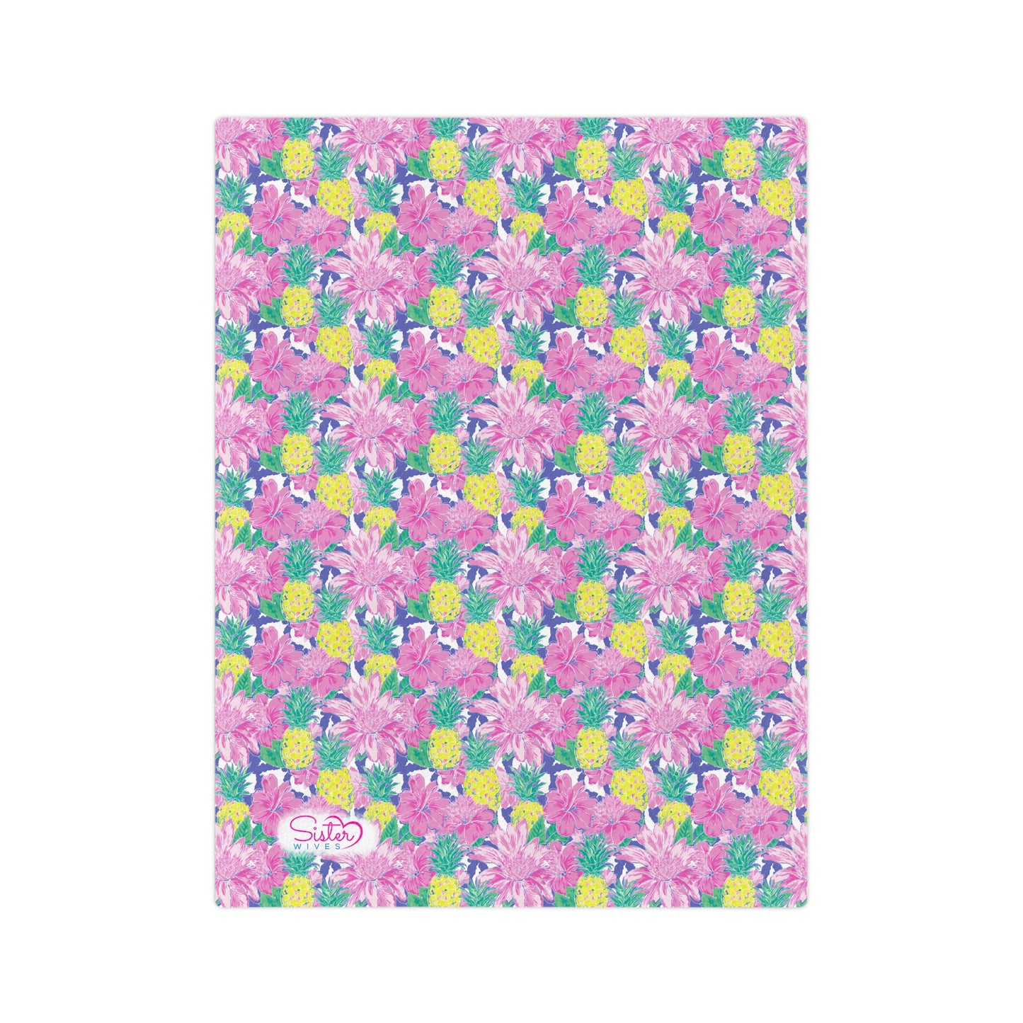 Sisterwives Preppy Vibrant Pineapple Velveteen Blanket, Cozy Throw for Beach Lovers, Bright Home Decor, Perfect Gift for Summer Celebrations, Pineapple [...]