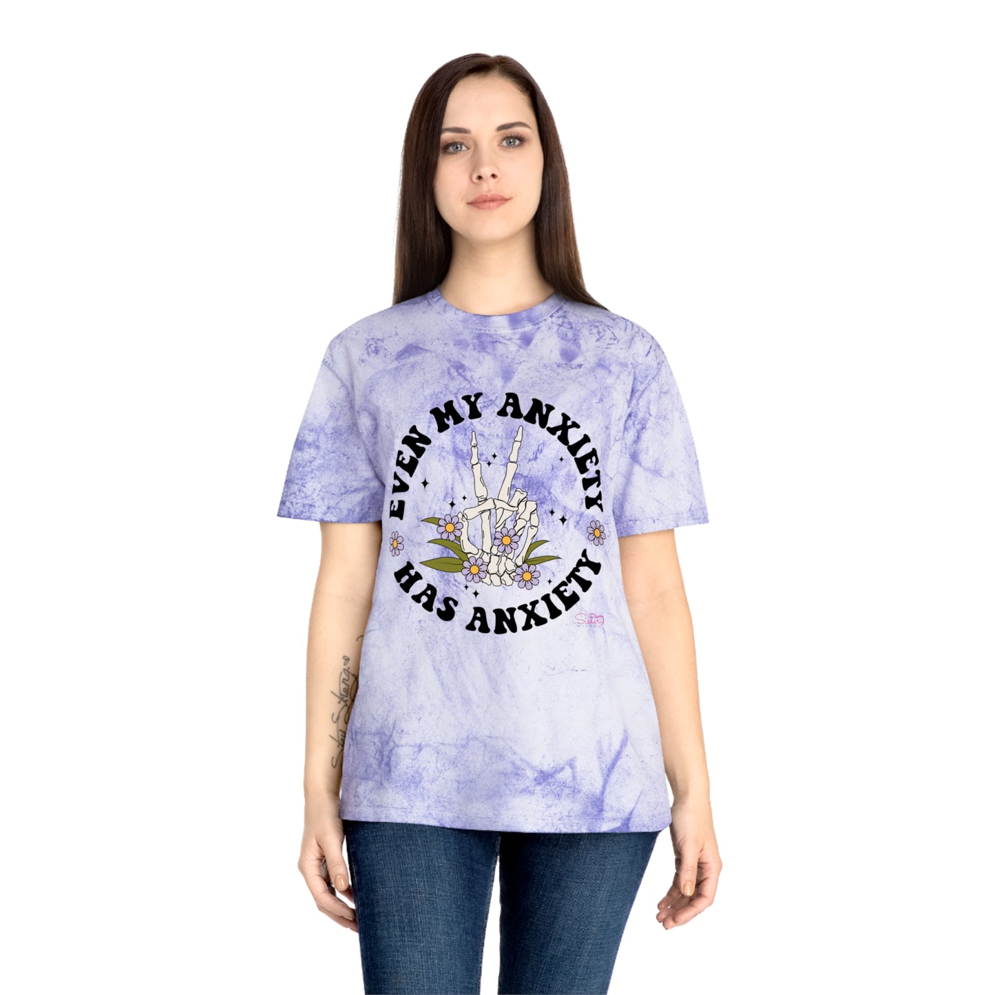 Even My Anxiety Has Anxiety T-Shirt – Funny Mental Health Shirt | Anxiety Humor Tee | Self Care Graphic Unisex Top