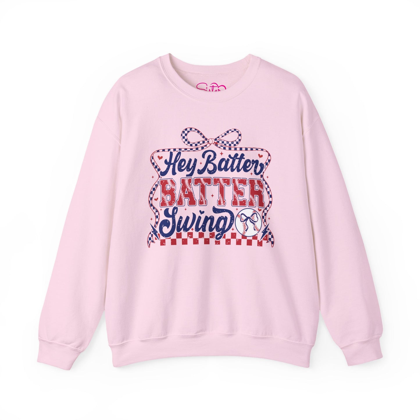 Hey Batter Batter Swing Sweatshirt | Playful Swinger Humor Pullover | ENM & Polyamory Lifestyle Apparel