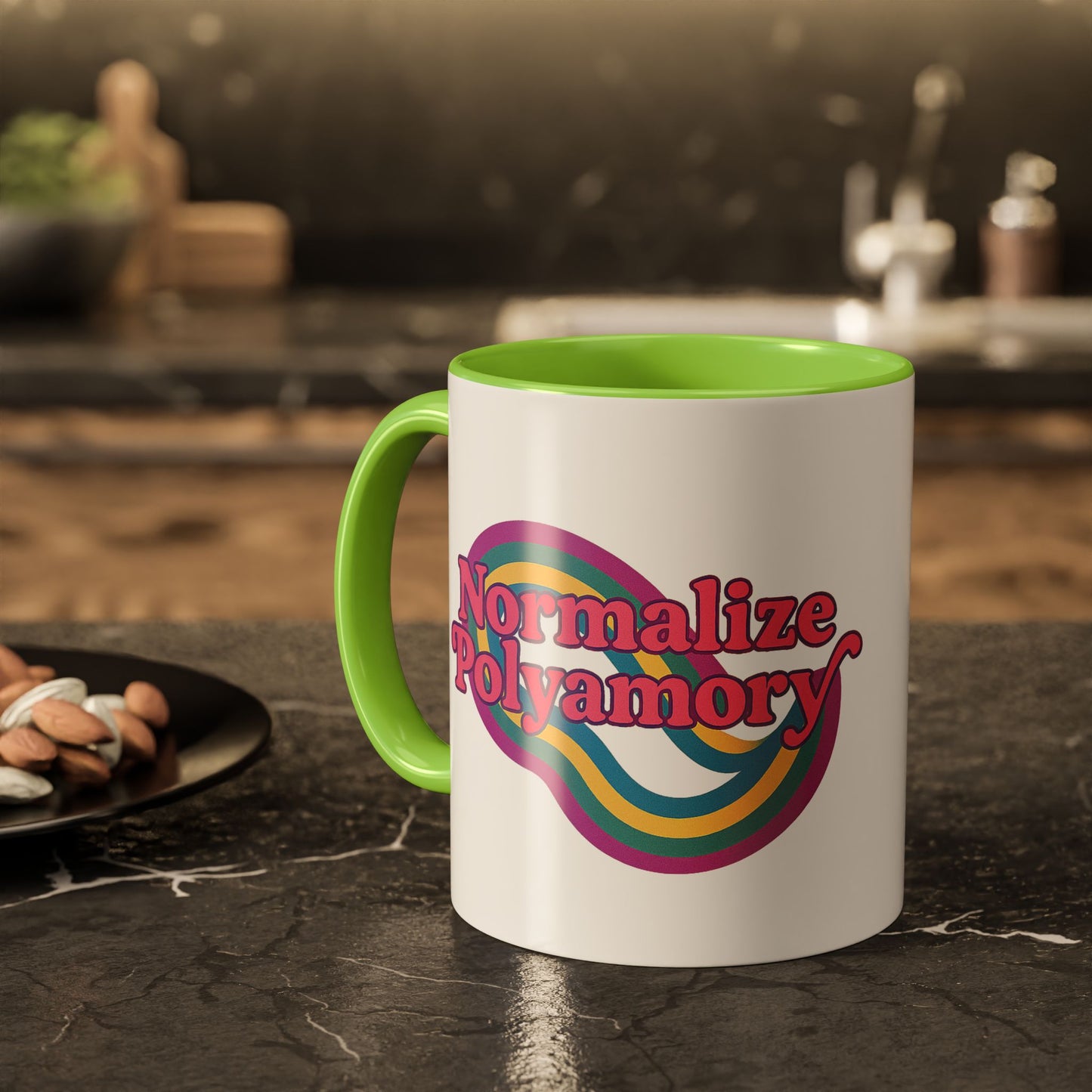 Pink Retro Normalize Polyamory Polyamorous Sister Wives Mug, Unique Personalized Gifts for Family and Friends, Fun Coffee Tea Cup, Home Décor, Celebration [...]