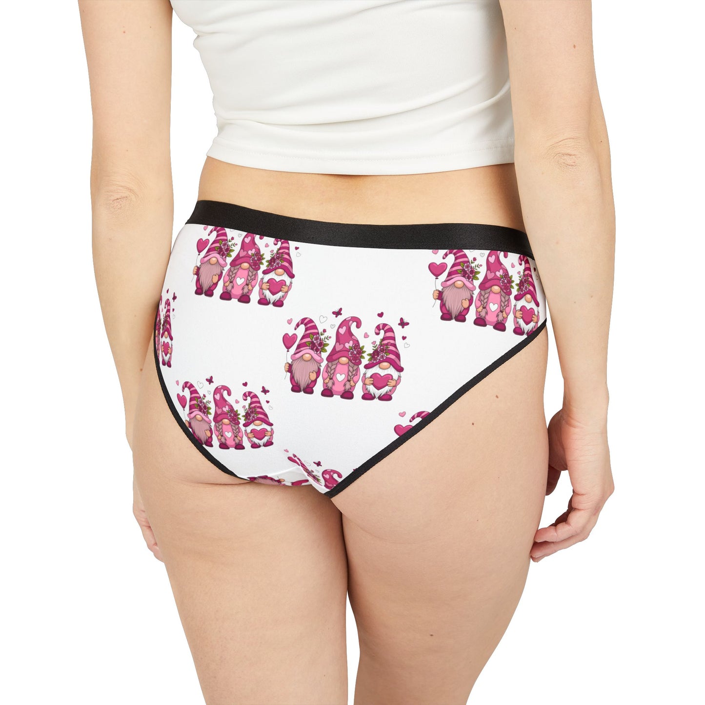 Throuple Gnome Women’s Underwear – Polyamory & ENM Bikini Cut Panties, Swinger & Chosen Family Lingerie