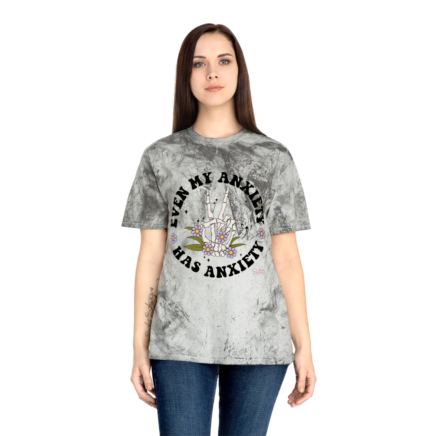 Even My Anxiety Has Anxiety T-Shirt – Funny Mental Health Shirt | Anxiety Humor Tee | Self Care Graphic Unisex Top