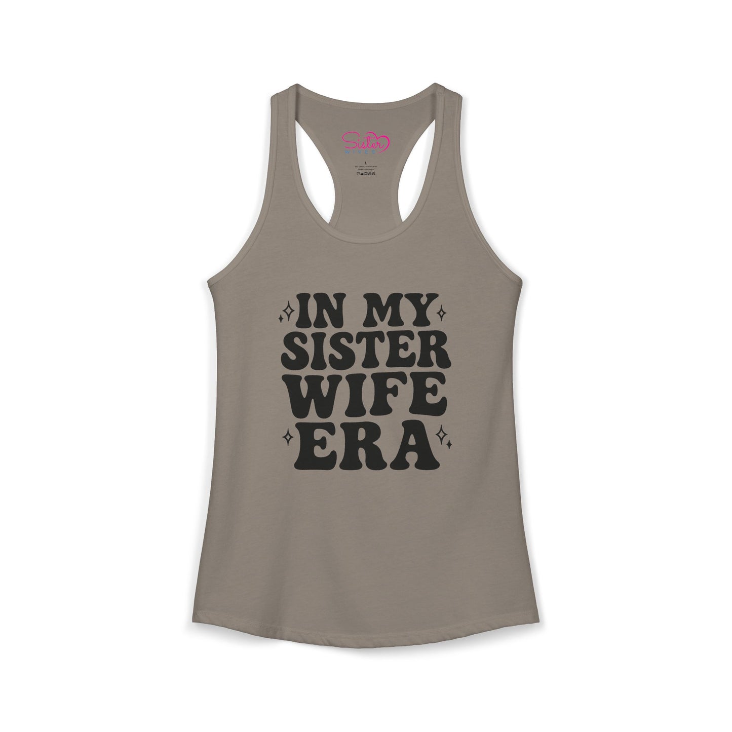 In My Sister Wife Era Racerback Tank | Polyamory & ENM Lifestyle Tank Top | Chosen Family Summer Shirt | Inclusive Relationship Apparel
