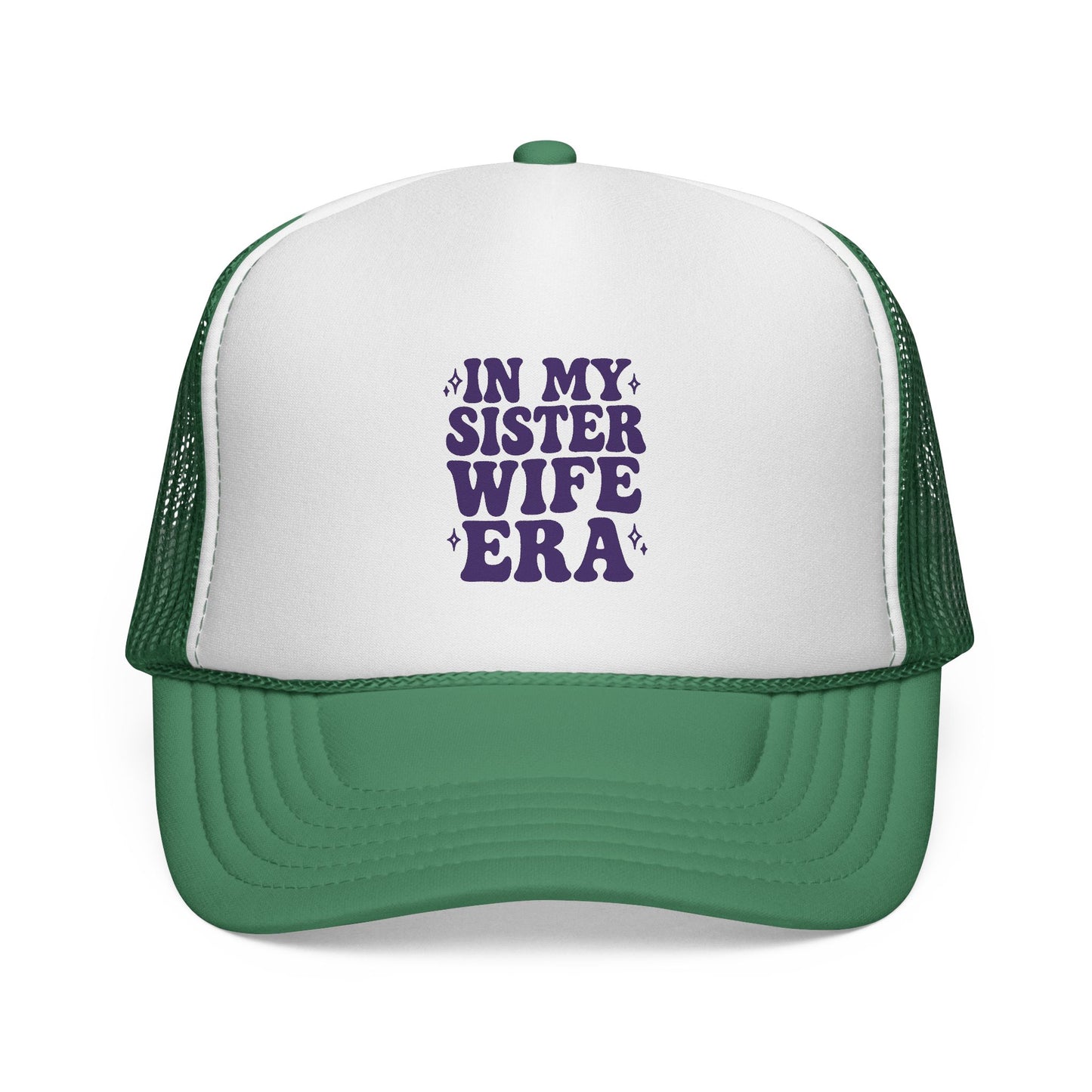 Purple In My Sisterwife Era Trucker Hat – Retro Mesh Cap, Adjustable Snapback