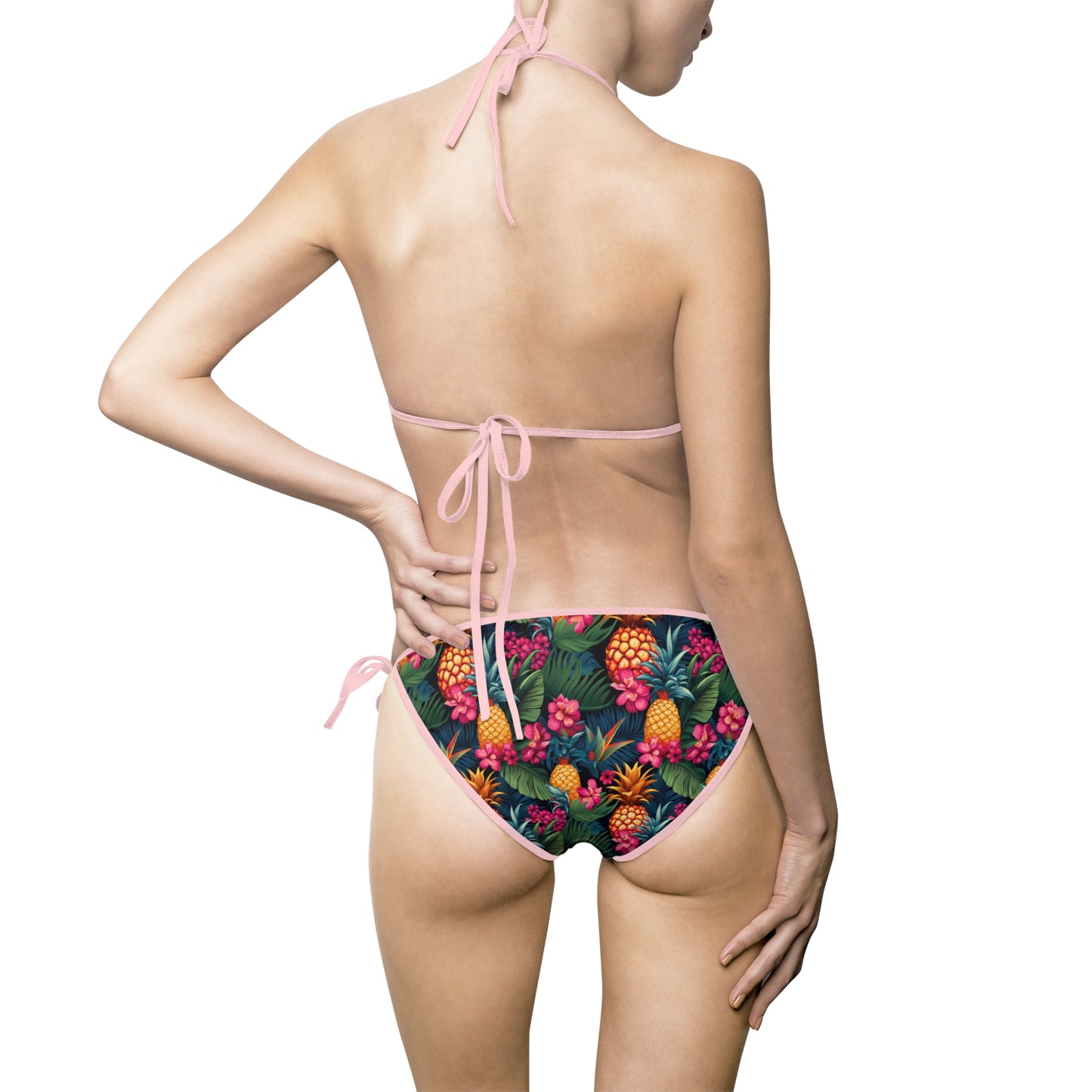 Sister Wives Pineapple Bikini - Summer Swimwear, Beachwear, Pool Party, Vacation Outfit, Girls' Swim