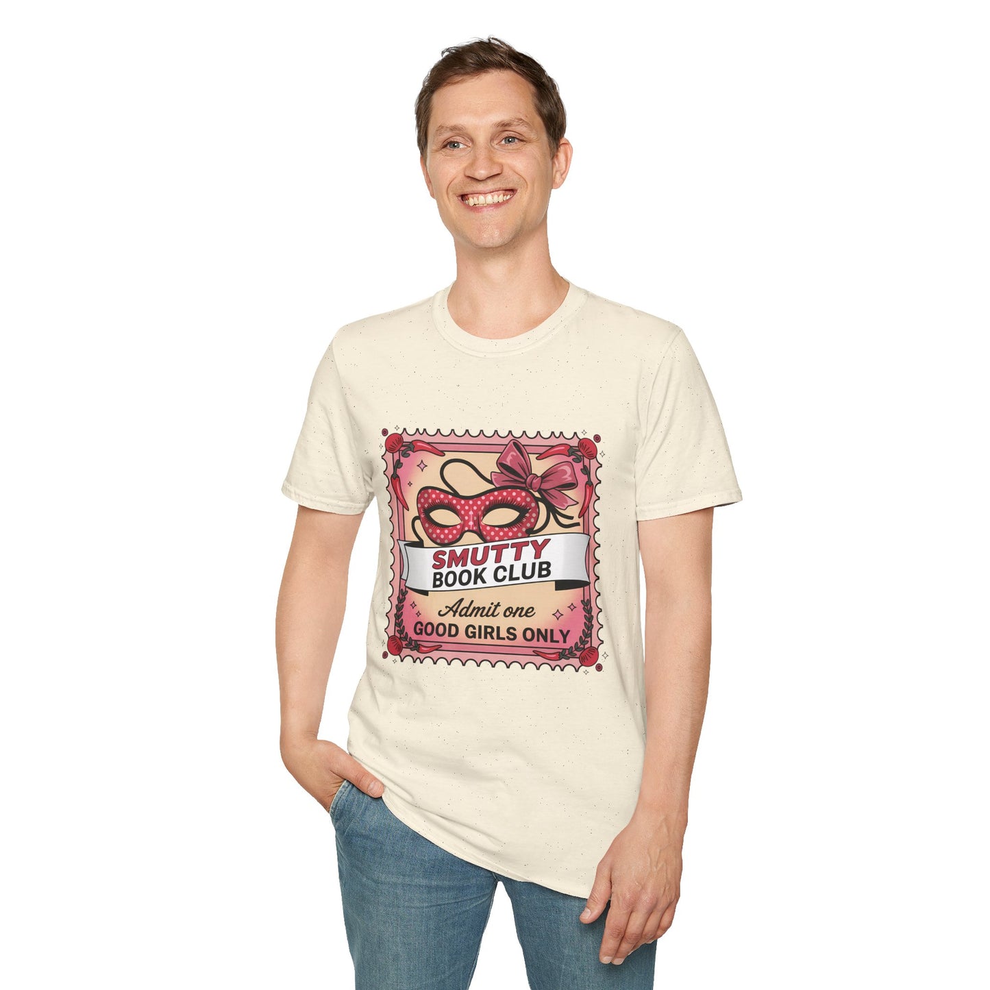 Smutty Book Club Shirt Adult Only Spicy Romance Tee, Booktok Reader Shirt, Sex Positive Poly-Friendly Unisex Gildan 64000