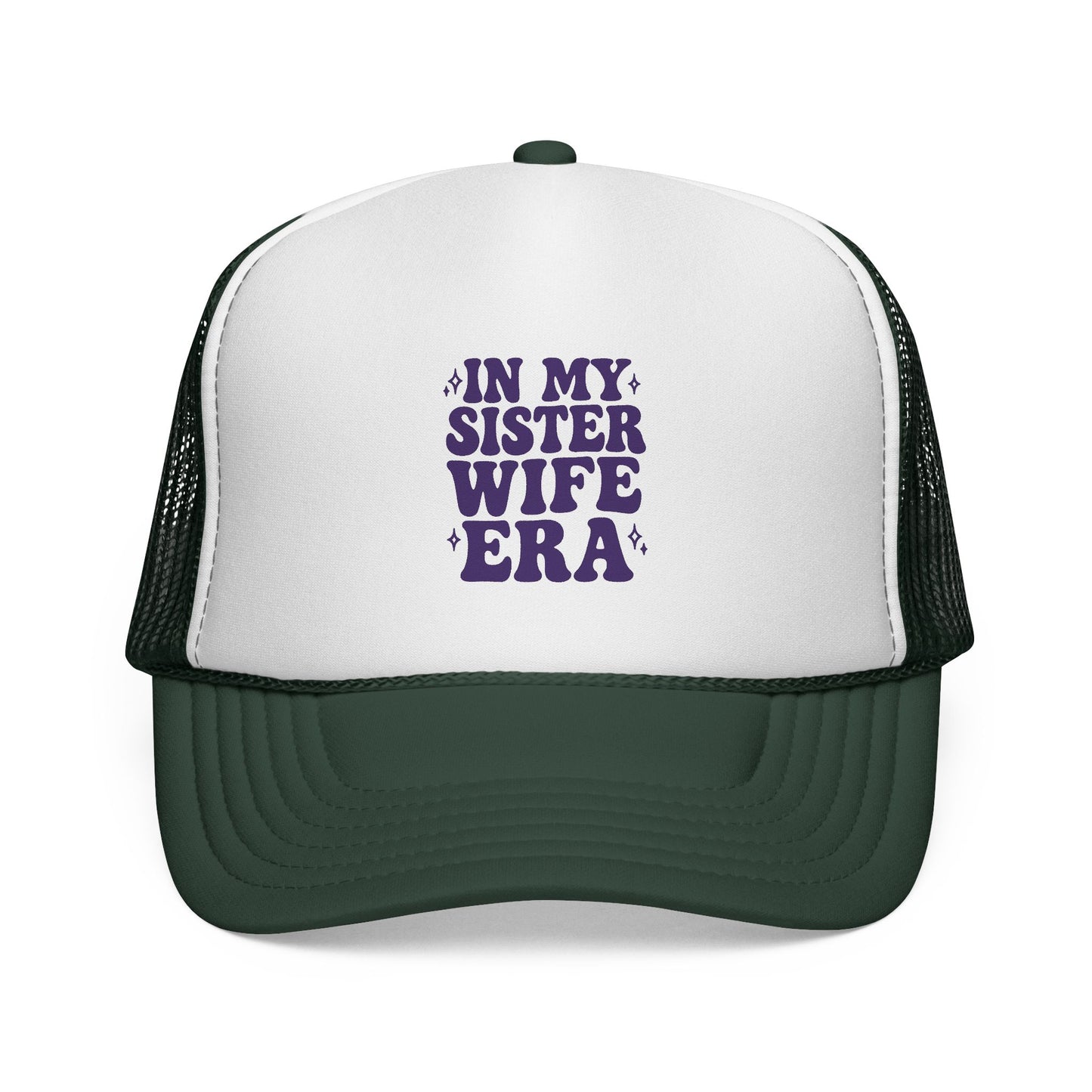 Purple In My Sisterwife Era Trucker Hat – Retro Mesh Cap, Adjustable Snapback