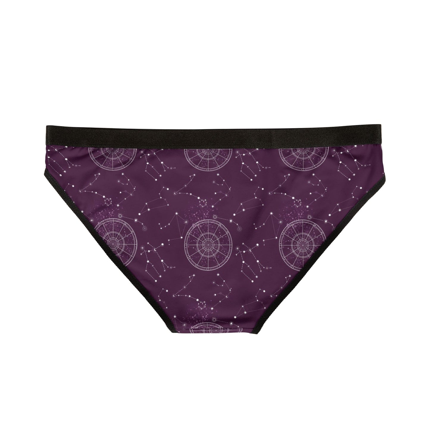 Celestial Polyamory Women’s Panties – Astrology & Cosmic Bikini Underwear | ENM, Non-Monogamy & Pride-Friendly Intimates
