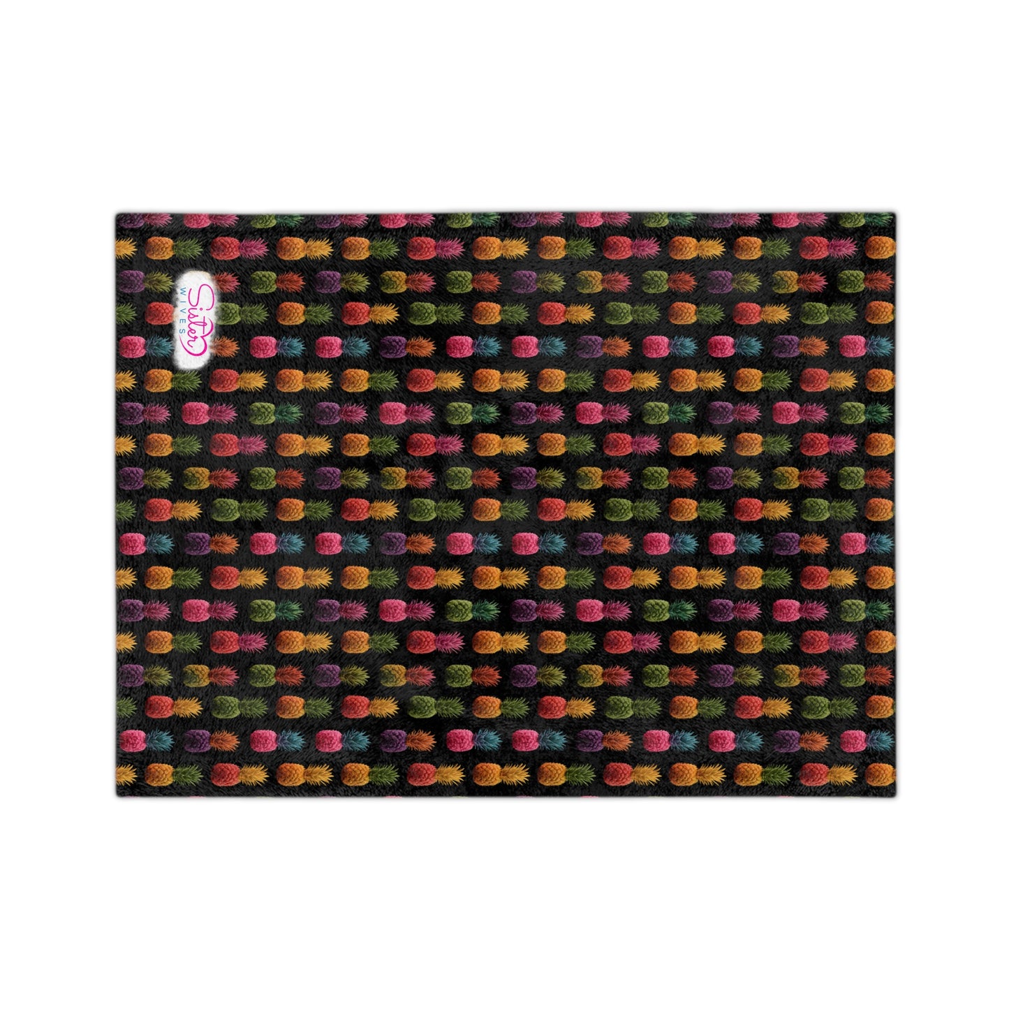 Sisterwives Black Pineapple Velveteen Blanket, Cozy Throw for Beach Lovers, Bright Home Decor, Perfect Gift for Summer Celebrations, Pineapple [...]