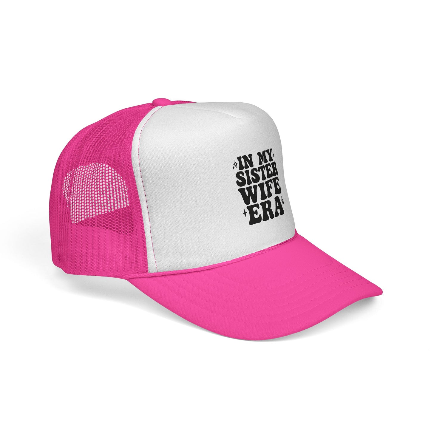 In My Sisterwife Era Trucker Hat – Retro Mesh Cap, Adjustable Snapback