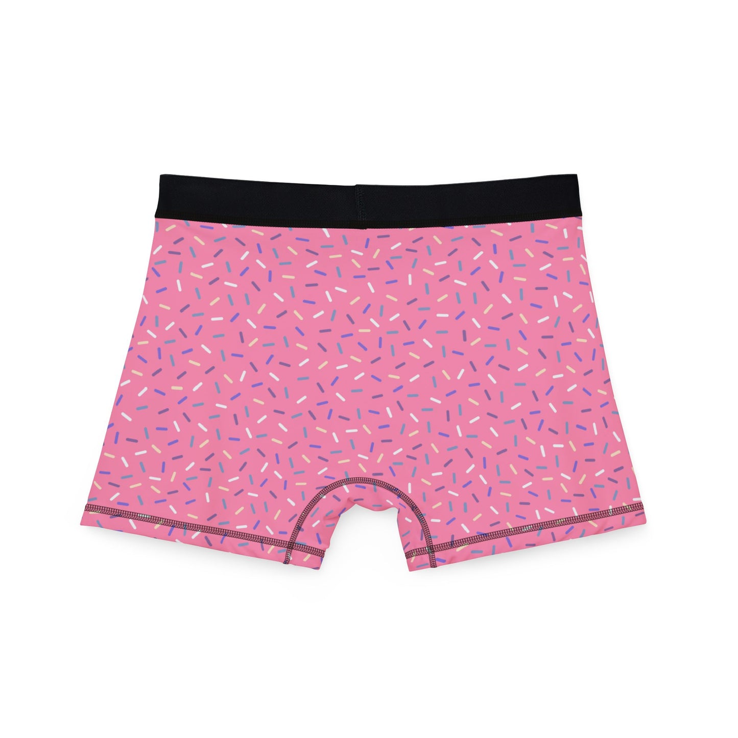 Pink Sprinkle Men’s Boxer Briefs | Polyamory-Friendly Underwear | ENM Men’s Loungewear | Aesthetic Stretch Boxer Briefs | Body-Positive Intimates