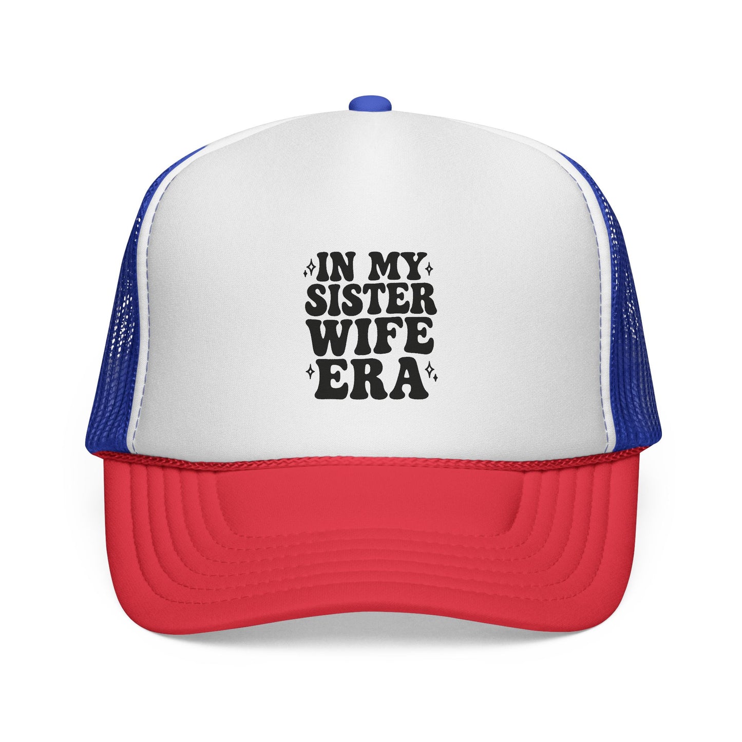 In My Sisterwife Era Trucker Hat – Retro Mesh Cap, Adjustable Snapback