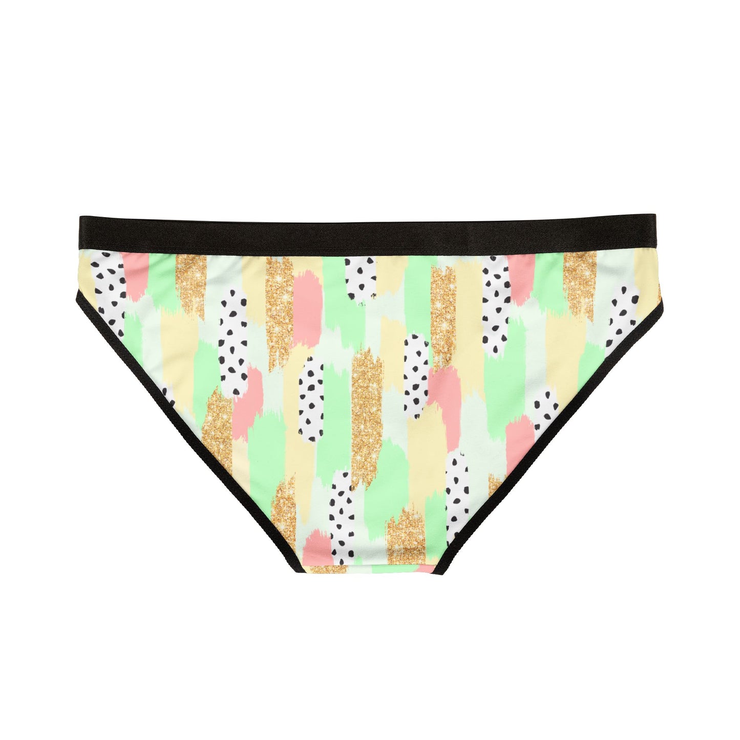 Pastel Abstract Bikini Panties | Polyamory-Friendly Lingerie | ENM Underwear | Aesthetic Women’s Briefs | Body-Positive Intimates