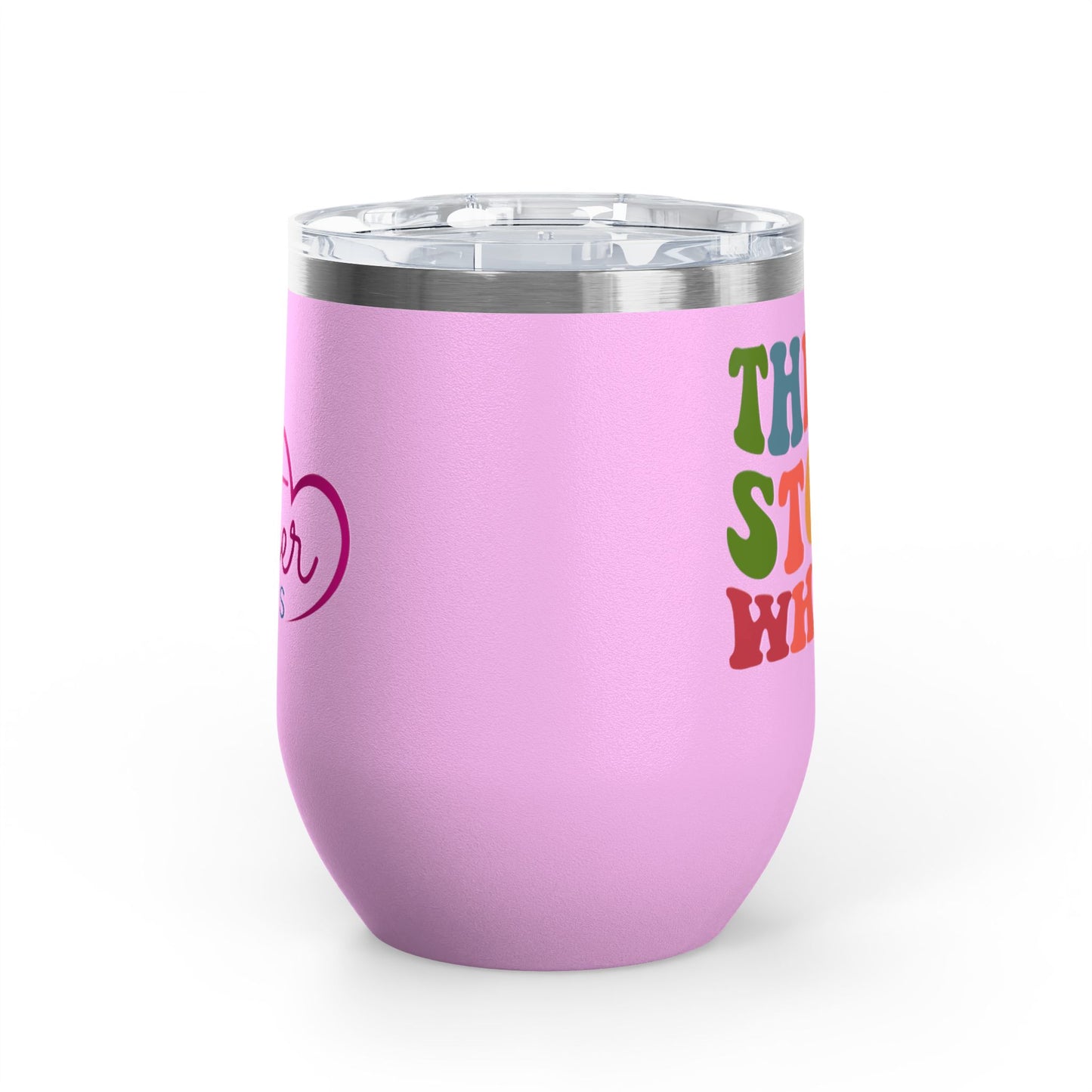 Thrift Store Whore Insulated Wine Tumbler Funny Thrifting Cup | Polyamory & ENM Friendly Drinkware