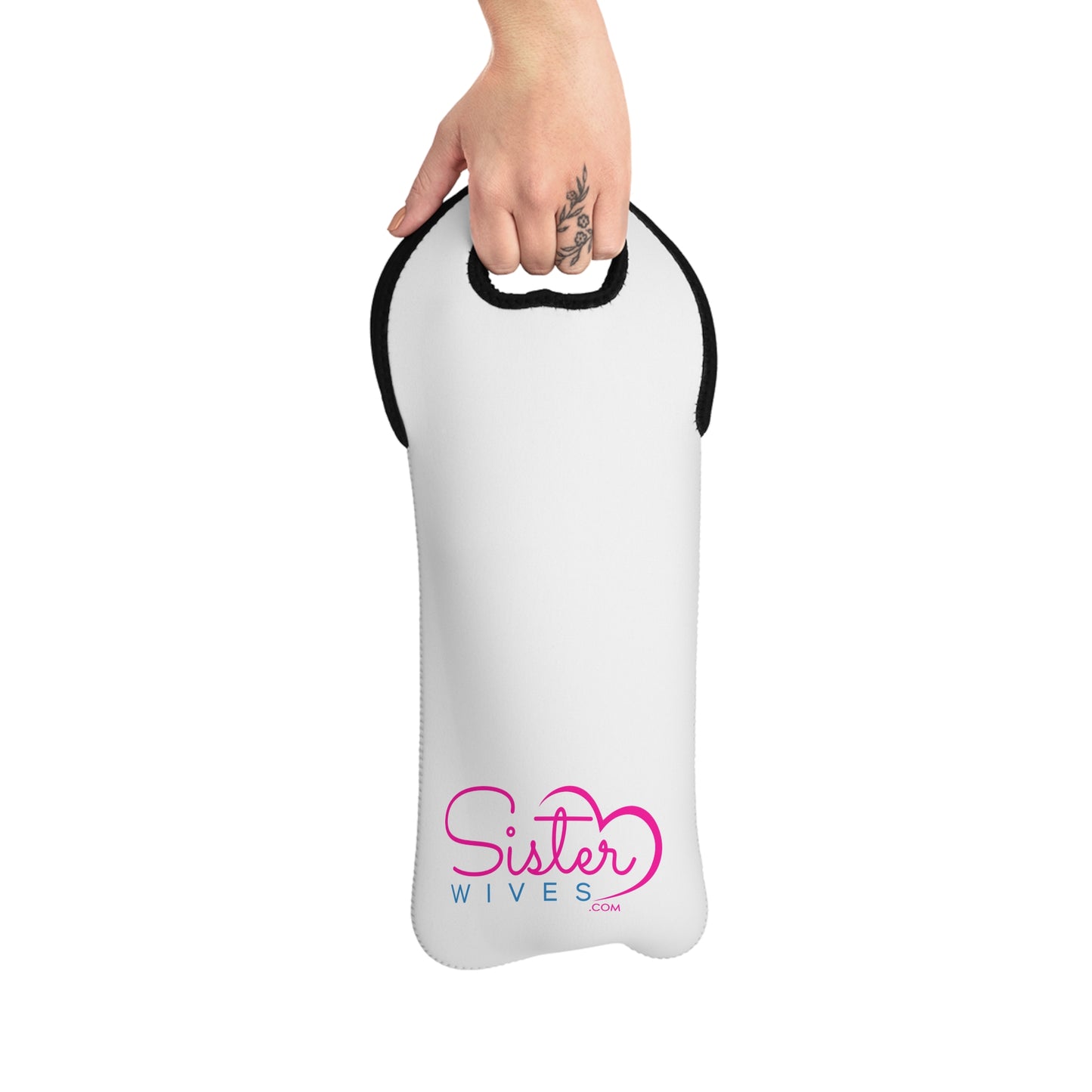 Sister Wives Wine Tote Bag | Fun Gift for Wine Lovers, Bachelorette Parties, Weddings, Sisterwife Celebrations, Personalized Wine Carrier