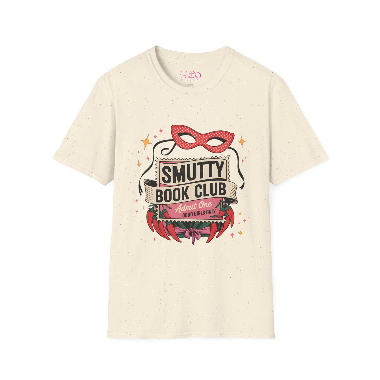 Smutty Book Club Shirt Adult Only Spicy Romance Tee, Booktok Reader Shirt, Sex Positive Poly-Friendly Unisex Gildan 64000
