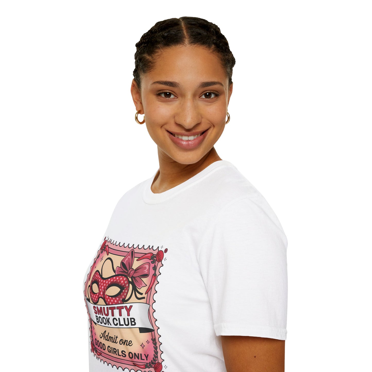 Smutty Book Club Shirt Adult Only Spicy Romance Tee, Booktok Reader Shirt, Sex Positive Poly-Friendly Unisex Gildan 64000