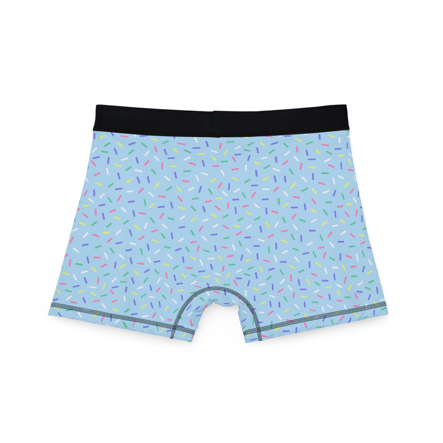 Blue Sprinkle Men’s Boxer Briefs | Polyamory-Friendly Underwear | ENM Men’s Loungewear | Aesthetic Stretch Boxer Briefs | Body-Positive Intimates