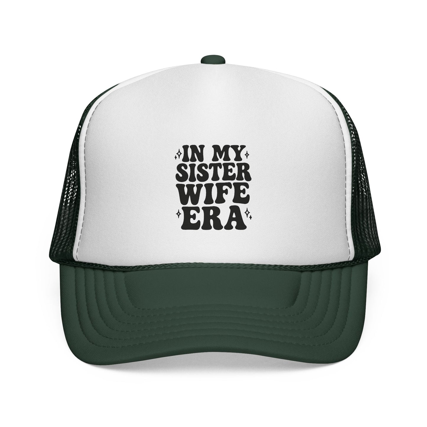 In My Sisterwife Era Trucker Hat – Retro Mesh Cap, Adjustable Snapback