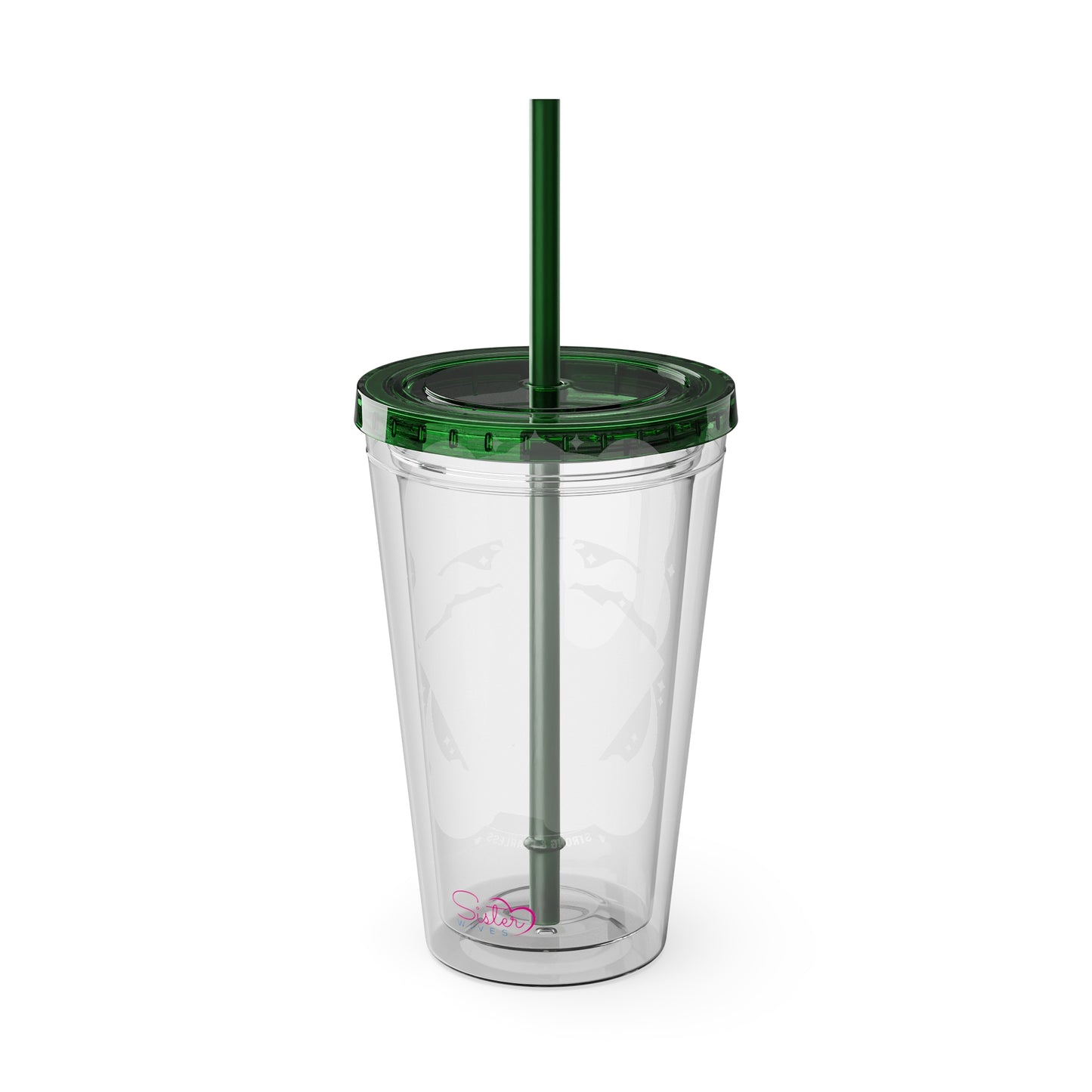 Feeling Lucky? Swinger Lifestyle 16oz Sunsplash Tumbler | Polyamory Pride Cup | ENM Drinkware | Ethical Non-Monogamy Gift | Open Relationship Aesthetic | Lifestyle Party Travel Cup