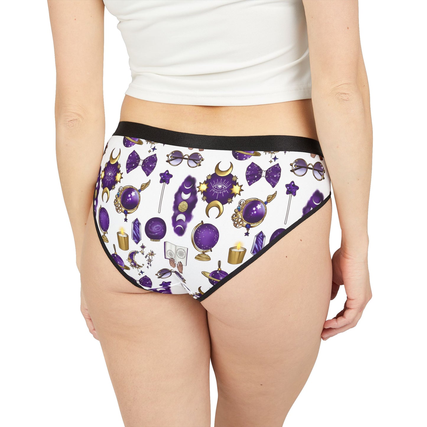 Celestial Polyamory Women’s Panties – Astrology & Cosmic Bikini Underwear | ENM, Non-Monogamy & Pride-Friendly Intimates
