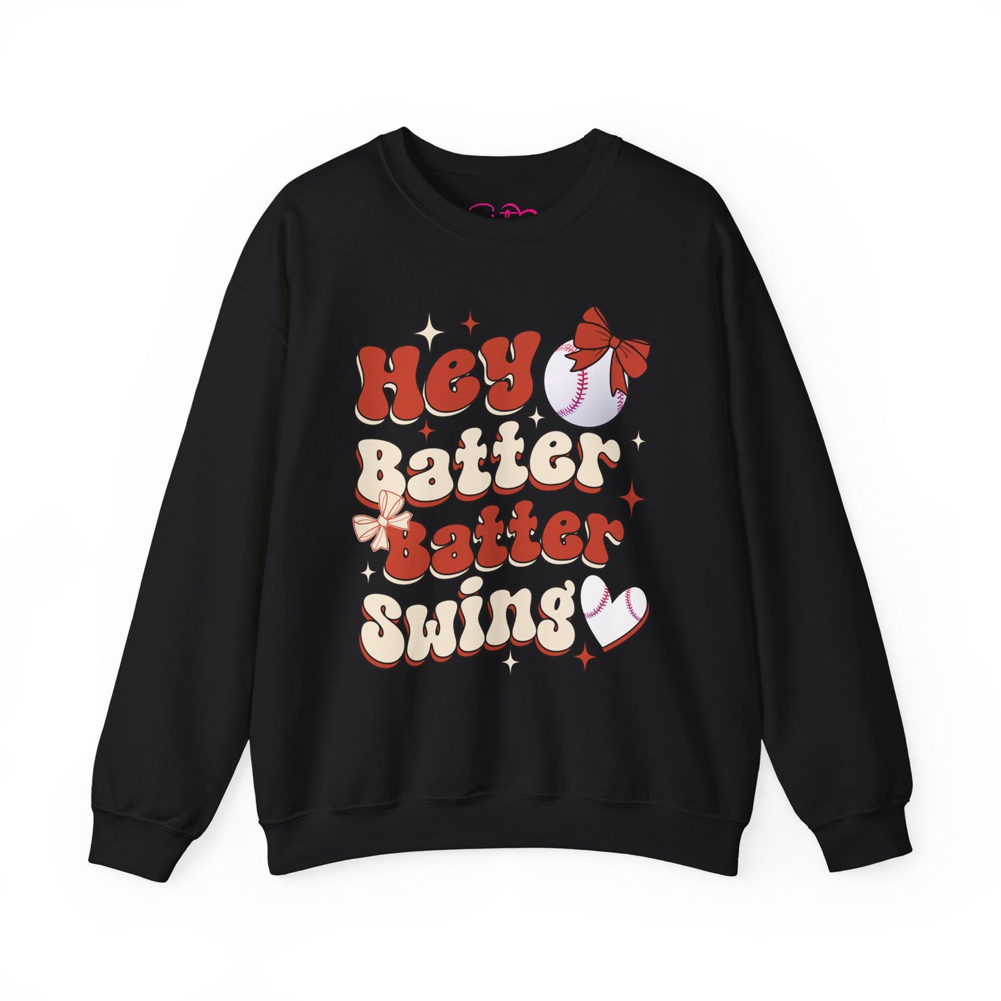 Hey Batter Batter Swing Sweatshirt | Playful Swinger Humor Pullover | ENM & Polyamory Lifestyle Apparel