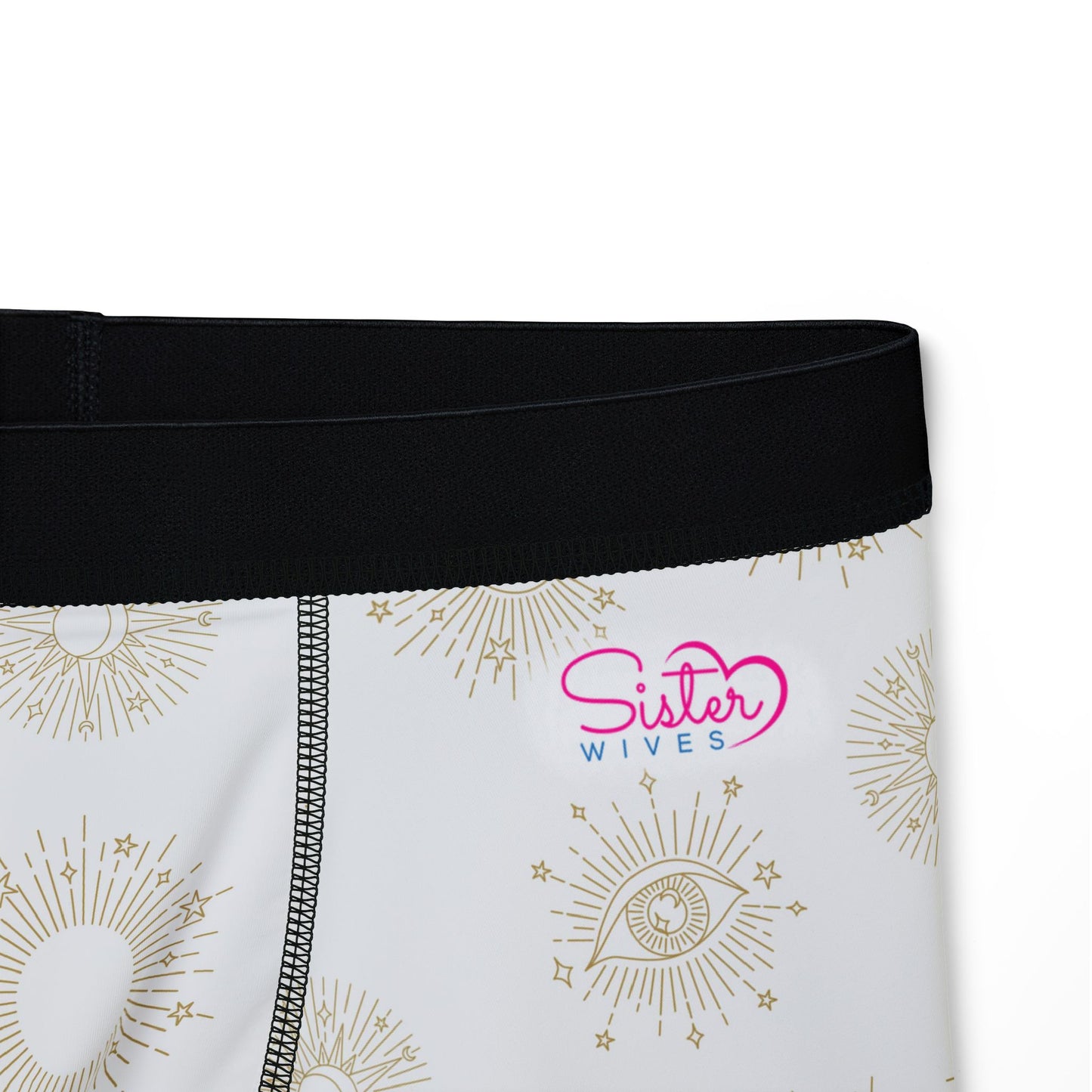 Celestial Polyamory Men’s Boxer Briefs – Astrology & Cosmic Underwear | ENM, Non-Monogamy & Pride-Friendly Intimates