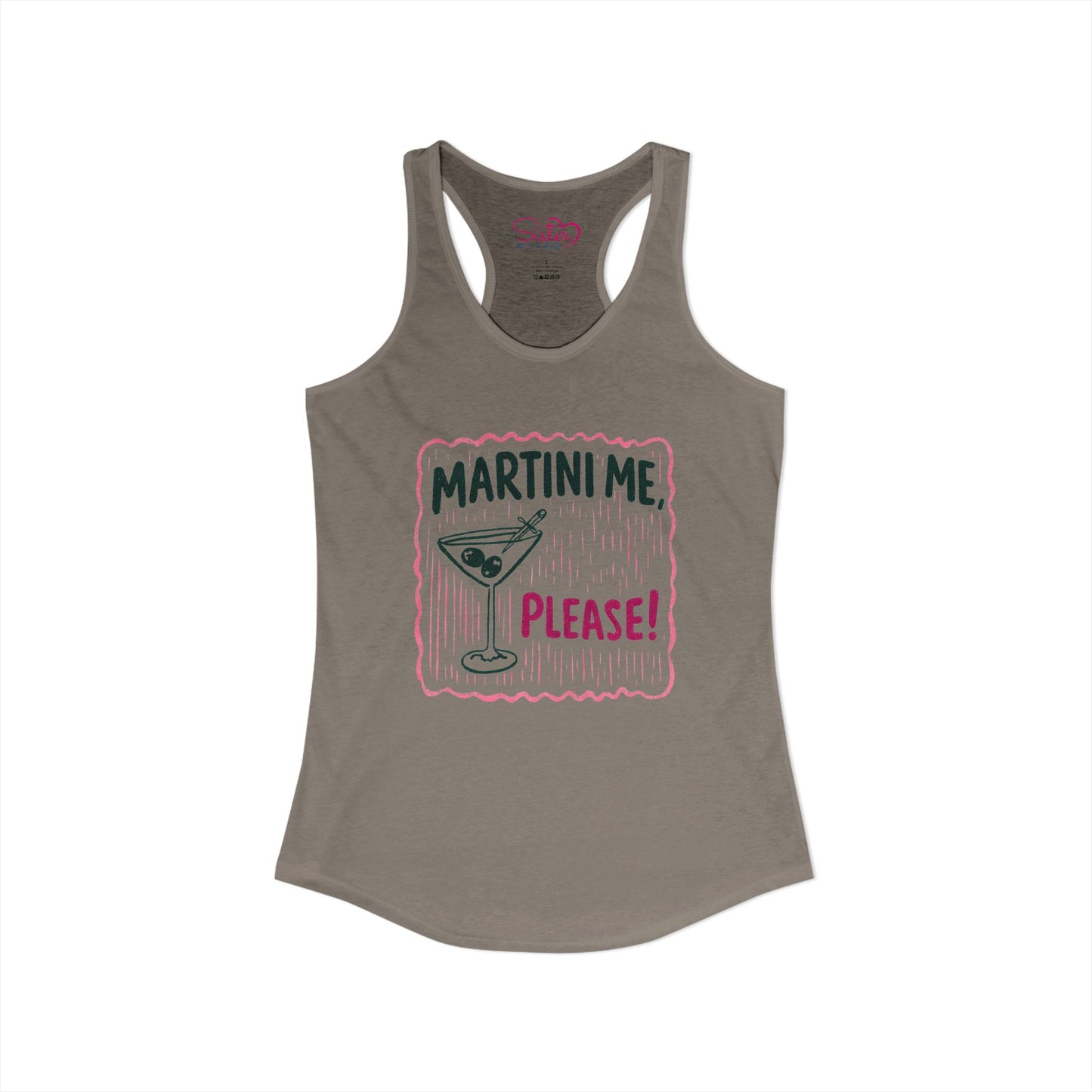Martini Me Please Tank Top – Funny Martini Shirt | Girls Trip Outfit | Bachelorette Party Tank
