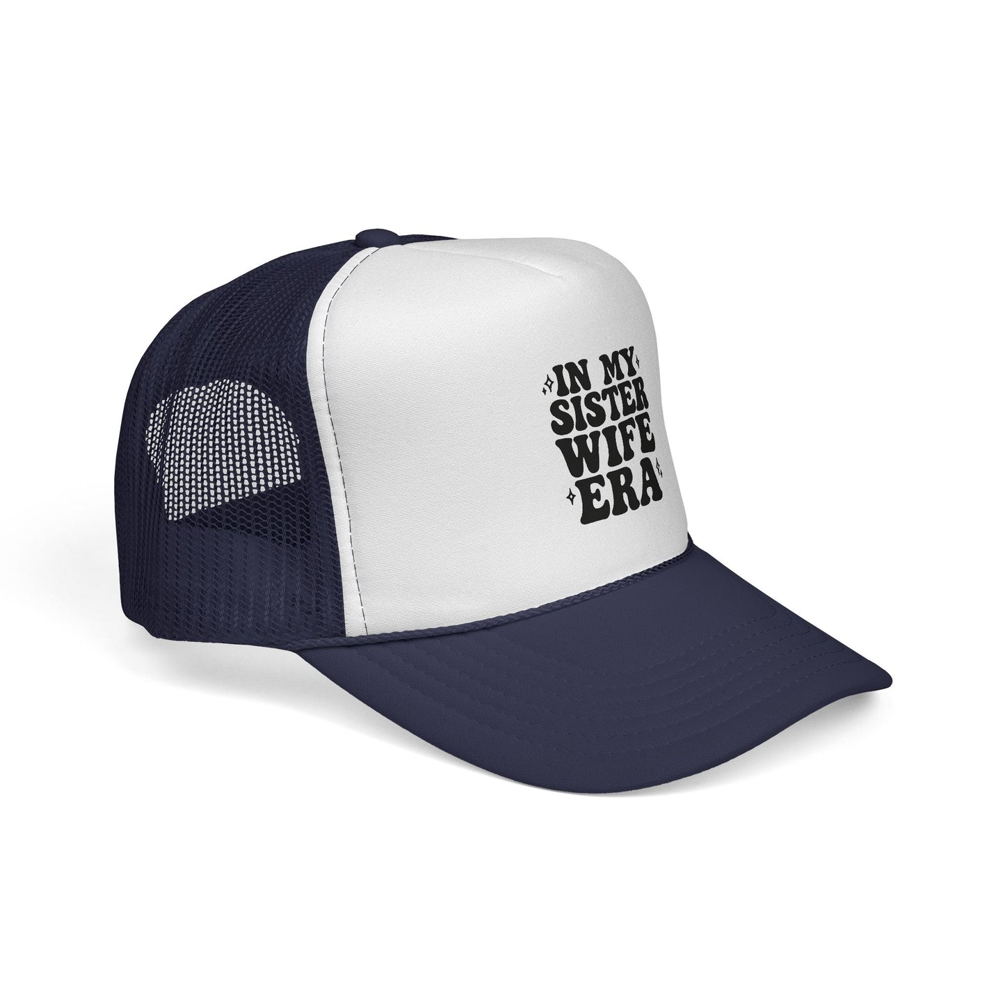 In My Sisterwife Era Trucker Hat – Retro Mesh Cap, Adjustable Snapback