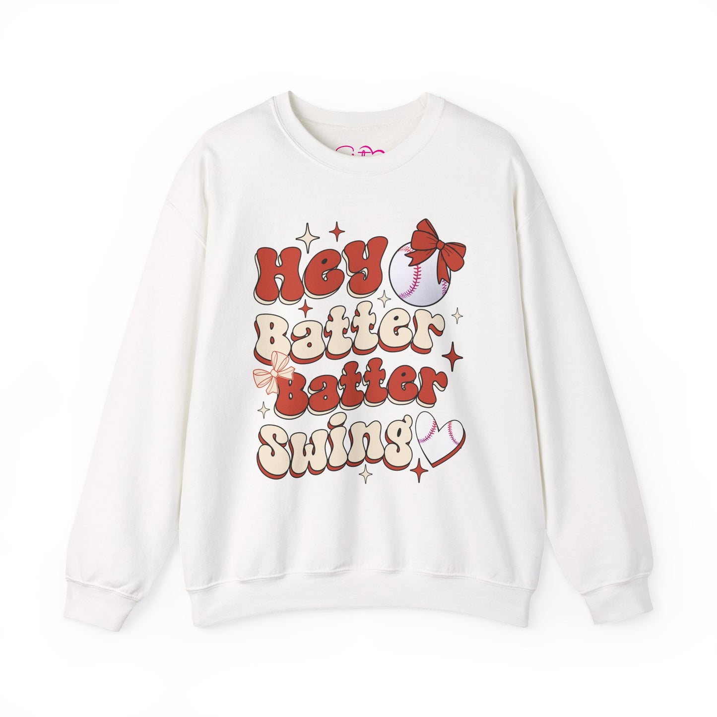 Hey Batter Batter Swing Sweatshirt | Playful Swinger Humor Pullover | ENM & Polyamory Lifestyle Apparel