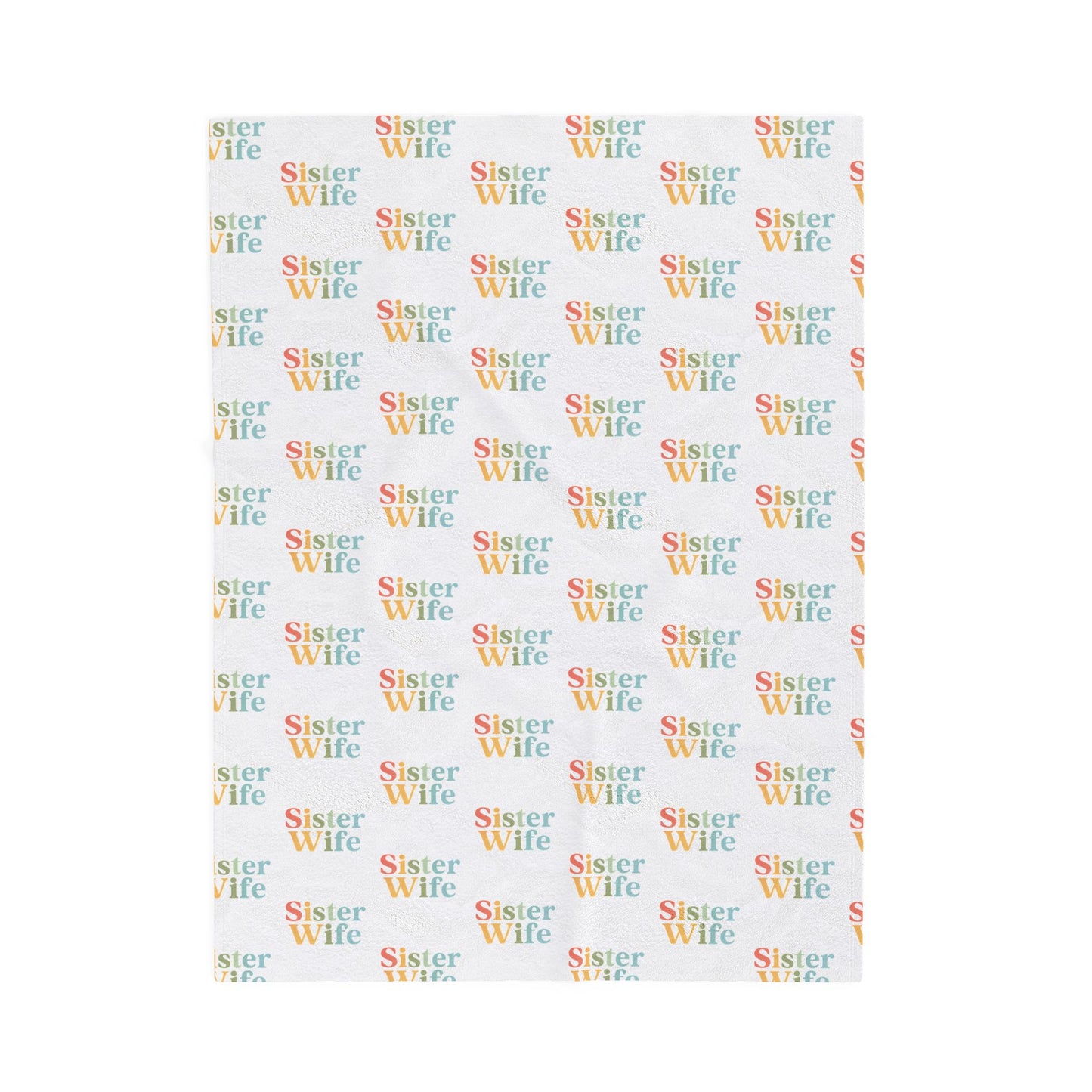 Sister Wife Rainbow Blanket – Polyamory & Ethical Non-Monogamy Plush Throw | Cozy Sisterwives Pride Bedding