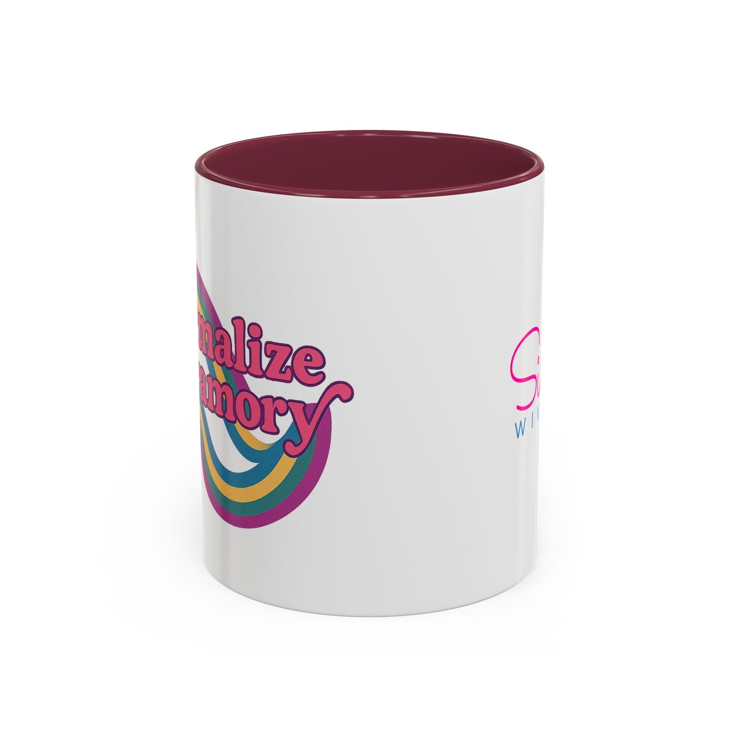 Pink Retro Normalize Polyamory Polyamorous Sister Wives Mug, Unique Personalized Gifts for Family and Friends, Fun Coffee Tea Cup, Home Décor, Celebration [...]