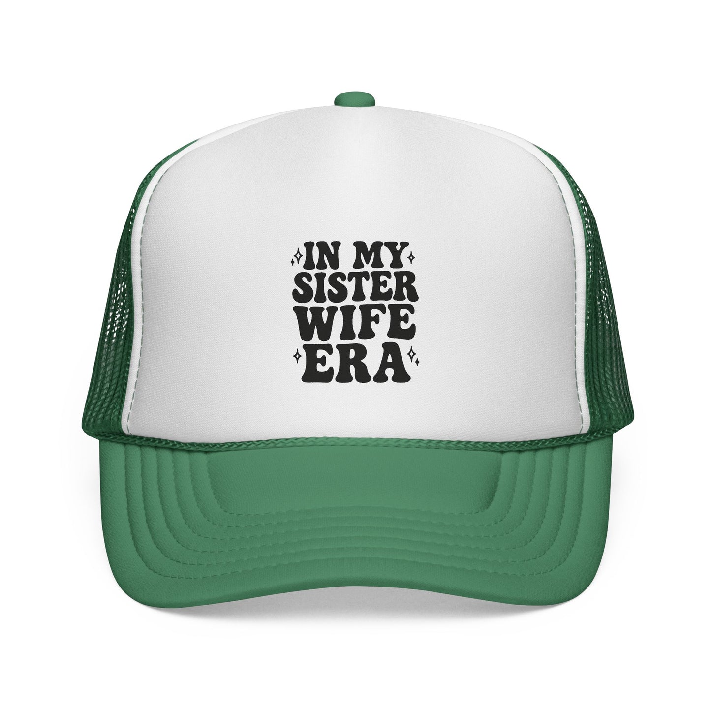 In My Sisterwife Era Trucker Hat – Retro Mesh Cap, Adjustable Snapback
