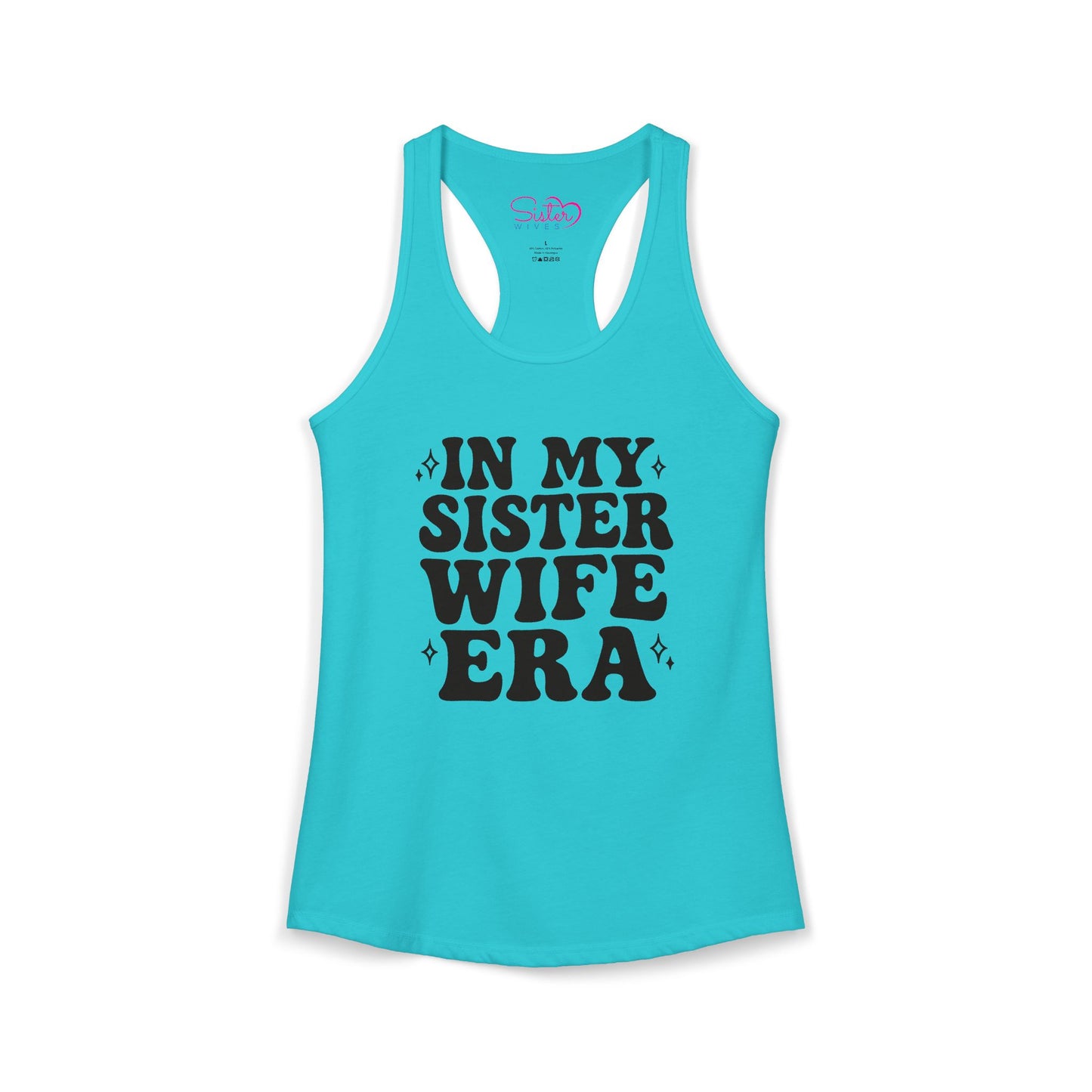 In My Sister Wife Era Racerback Tank | Polyamory & ENM Lifestyle Tank Top | Chosen Family Summer Shirt | Inclusive Relationship Apparel