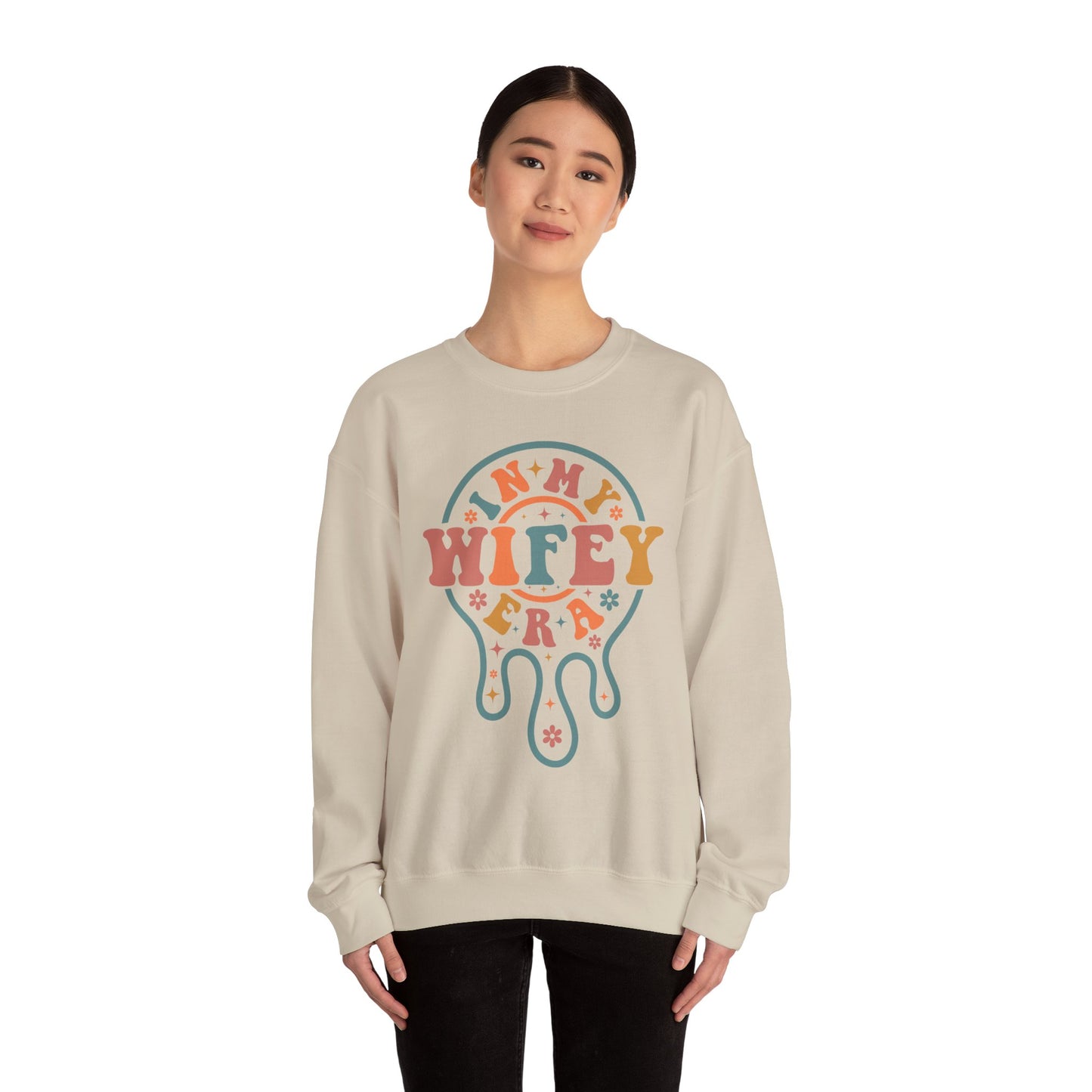 In My Wifey Era Sweatshirt | Wifey Crewneck Pullover | Sister Wife & Polyamory Lifestyle Apparel | ENM Cozy Unisex Sweatshirt
