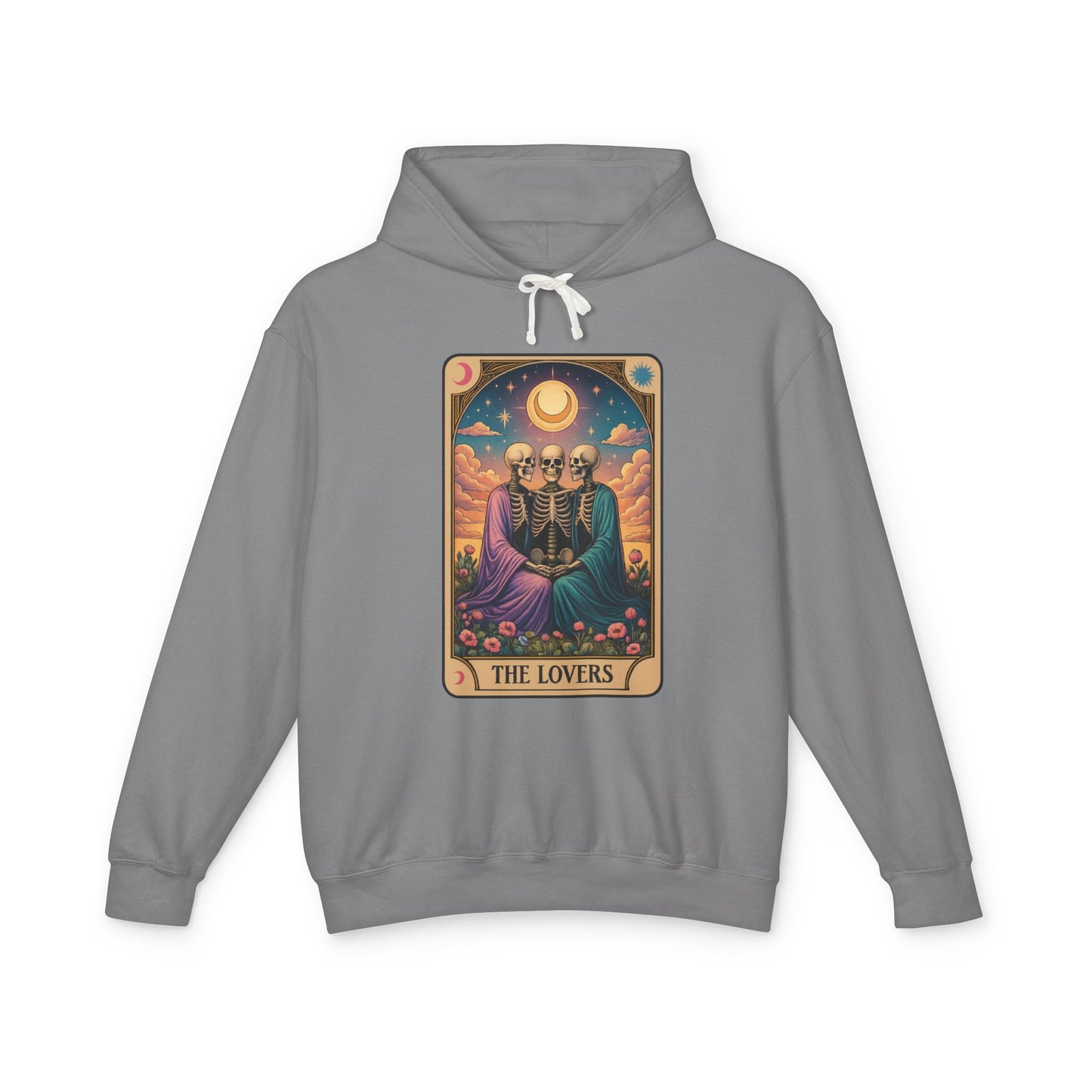 Sister Wives Lovers Tarot Design Hoodie - Perfect for Halloween, Gift for Friends, Cozy Wear, Astrology Lovers, Unique Statement Piece