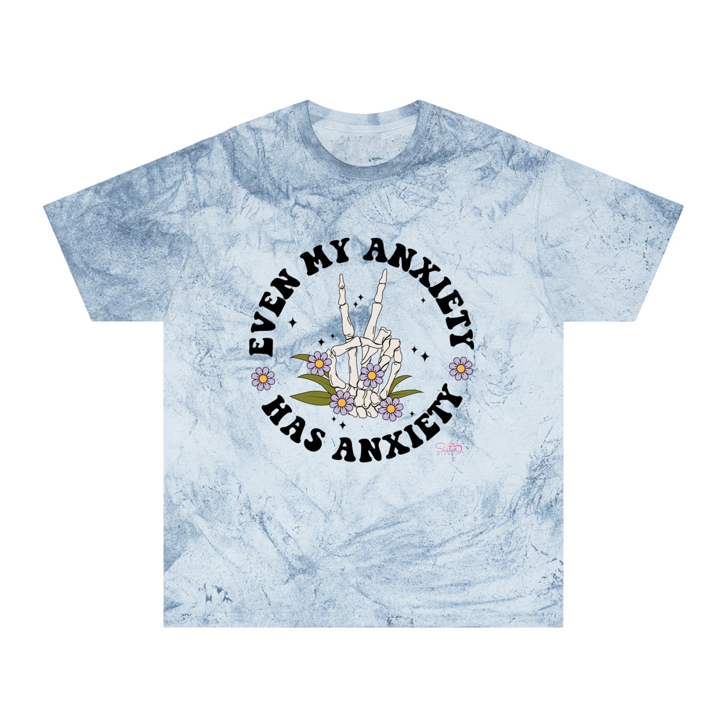 Even My Anxiety Has Anxiety T-Shirt – Funny Mental Health Shirt | Anxiety Humor Tee | Self Care Graphic Unisex Top