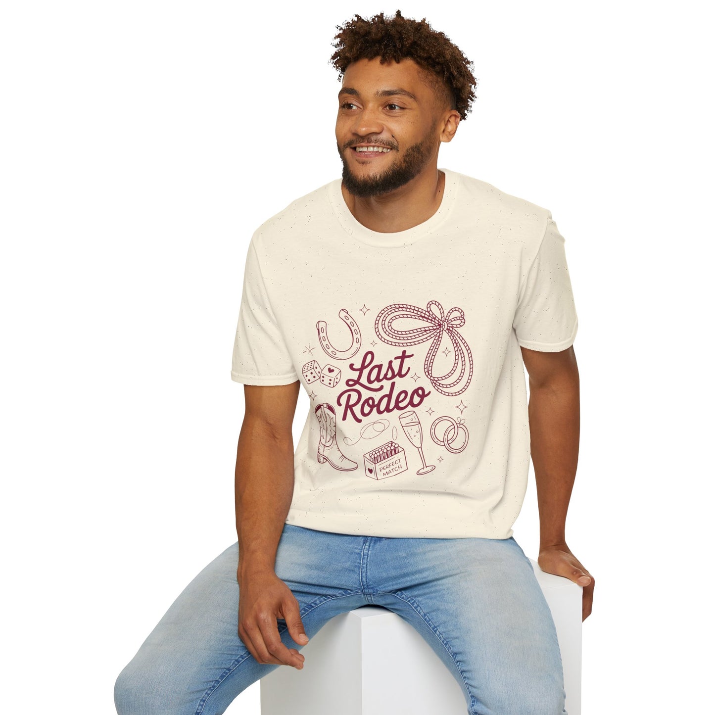 Last Rodeo Shirt – Cowgirl Bachelorette Party Tee, Western Bride Shirt, Poly-Friendly Wedding Weekend T-Shirt, Unisex Gildan 64000