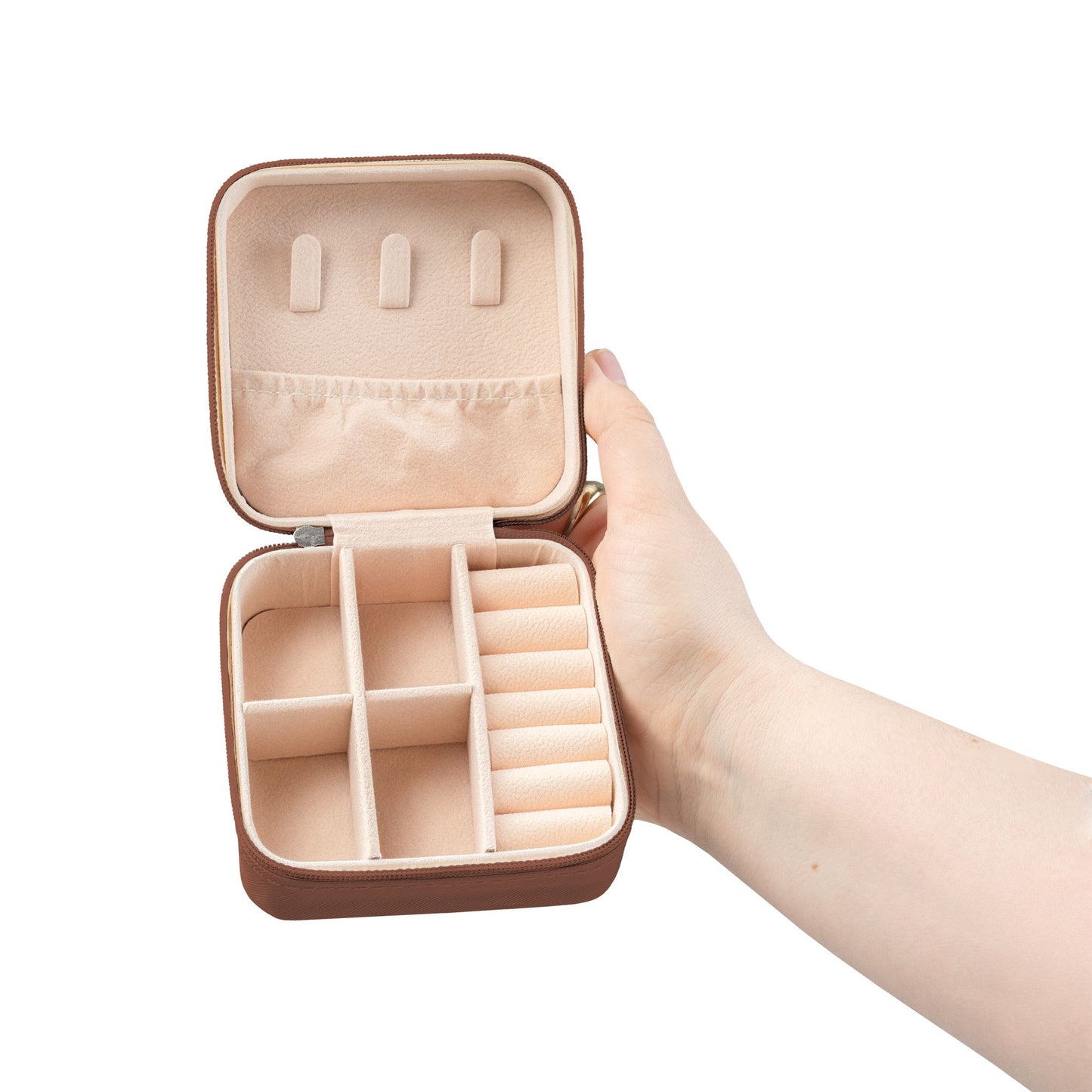 Sister Wives Logo Travel Jewelry Case — Compact Jewelry Organizer for Rings, Earrings & Necklaces