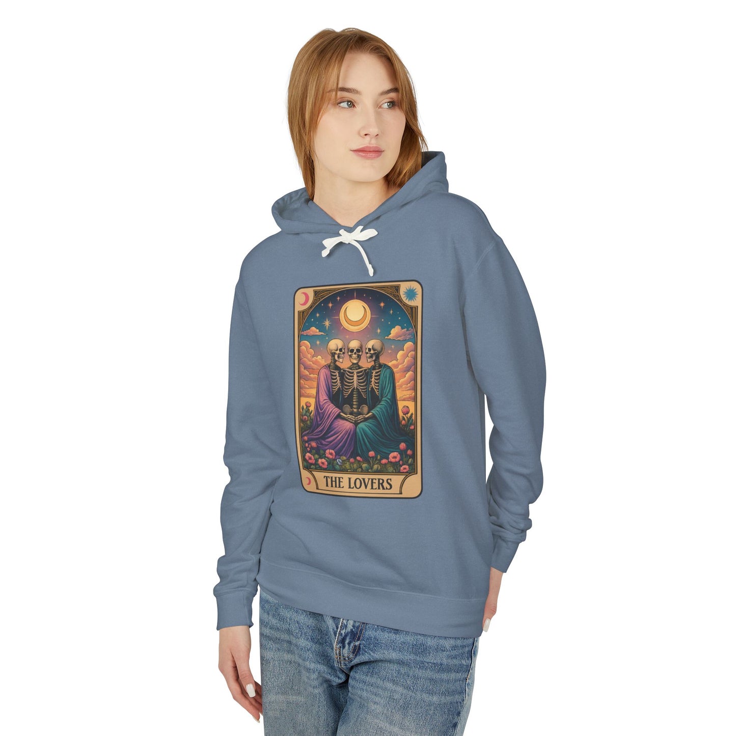 Sister Wives Lovers Tarot Design Hoodie - Perfect for Halloween, Gift for Friends, Cozy Wear, Astrology Lovers, Unique Statement Piece