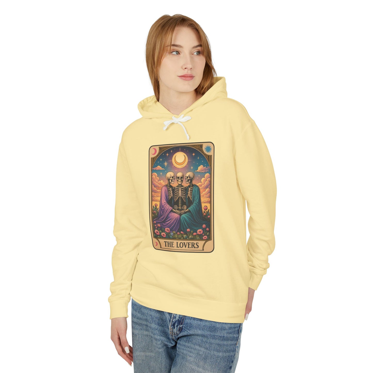 Sister Wives Lovers Tarot Design Hoodie - Perfect for Halloween, Gift for Friends, Cozy Wear, Astrology Lovers, Unique Statement Piece