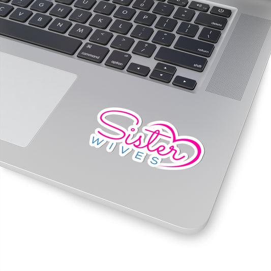 Sister Wives Logo  Kiss-Cut Stickers, Fun Decals for Laptops, Phone Cases, Journals, Gifts for Friends, Unique Stickers for Love and Friendship