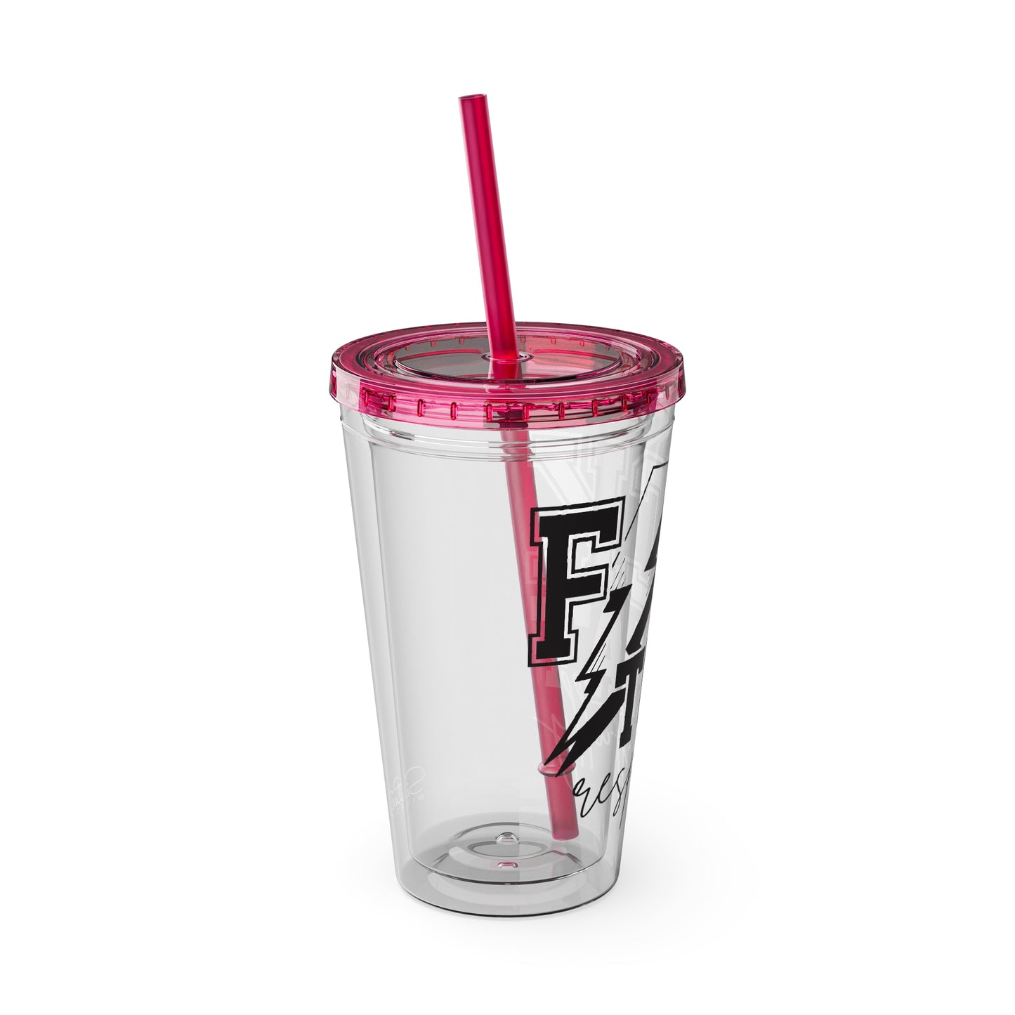 Fuck That, Respectfully” 16oz Sunsplash Tumbler | Funny Sarcastic Humor Cup | Sassy Attitude Drinkware | Bold Statement Travel Tumbler | Snarky Gift