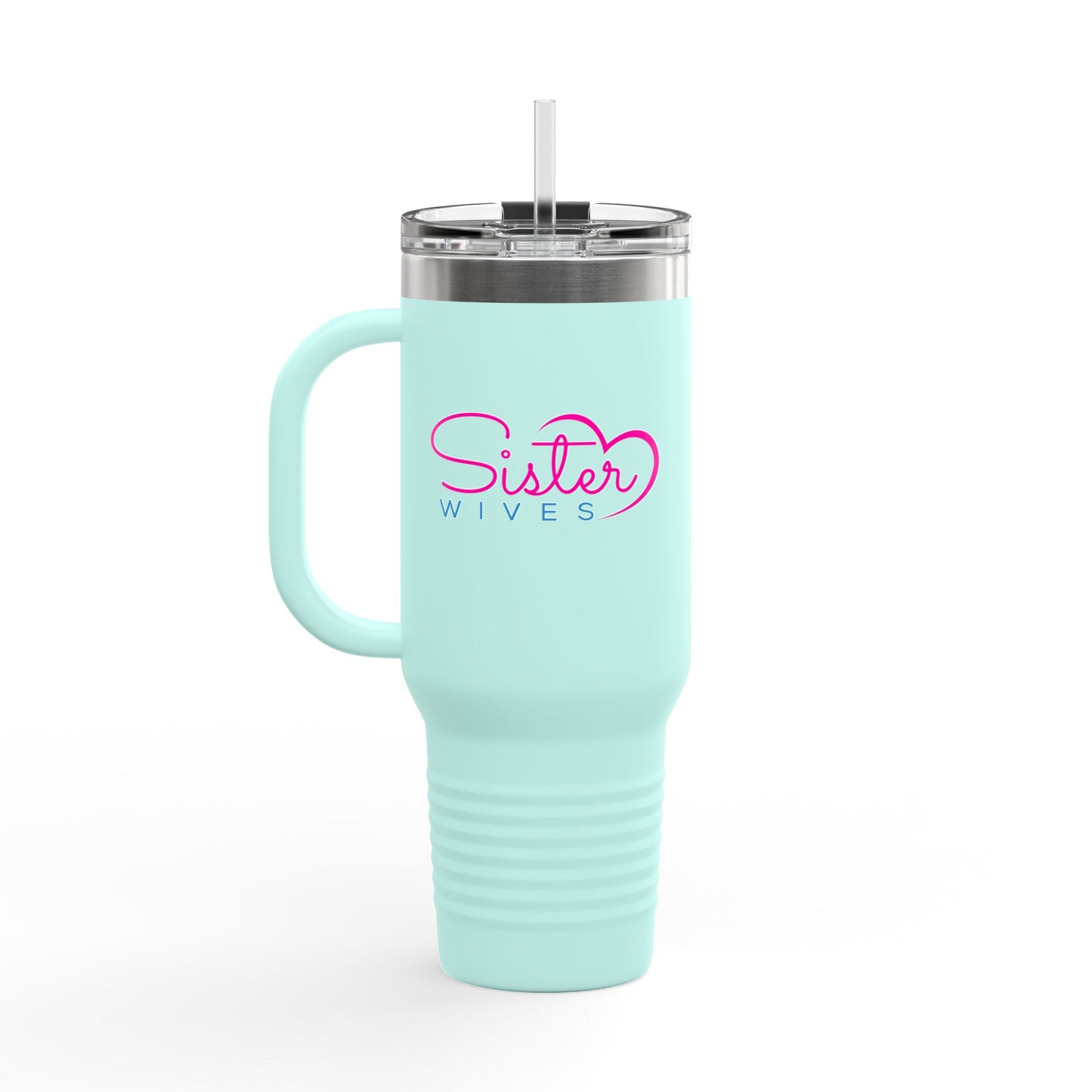 Coquette Bow 40oz Insulated Travel Mug – Coquette Aesthetic Stainless Steel Tumbler with Straw | Cute Feminine BPA-Free Cup