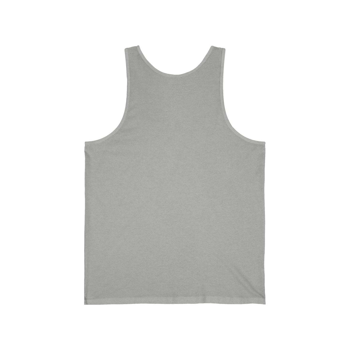 Funny Anxiety Unisex Jersey Tank – Polyamory ENM Swinger Friendly Apparel | Mental Health Humor Statement Tank | Bella+Canvas