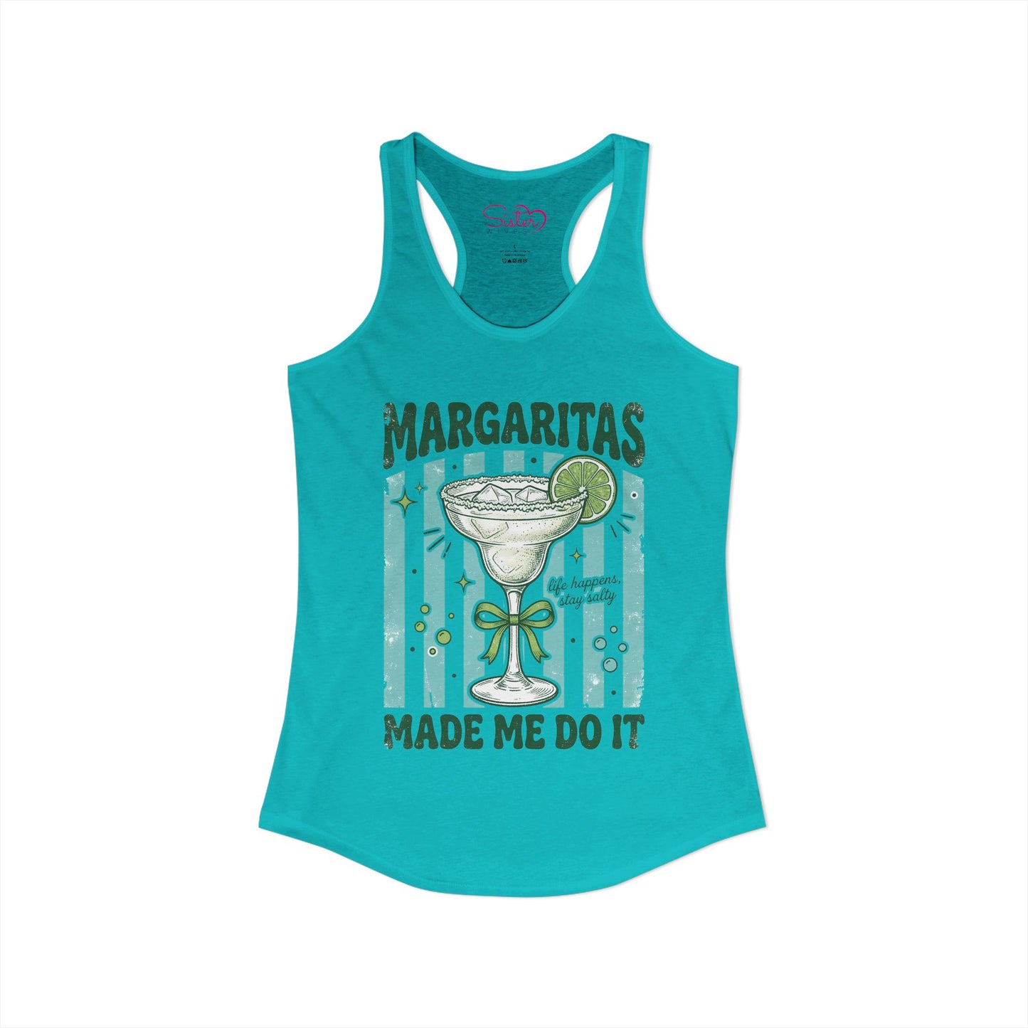 Margaritas Made Me Do It Tank Top – Funny Margarita Shirt | Summer Party Tank | Beach Vacation Outfit