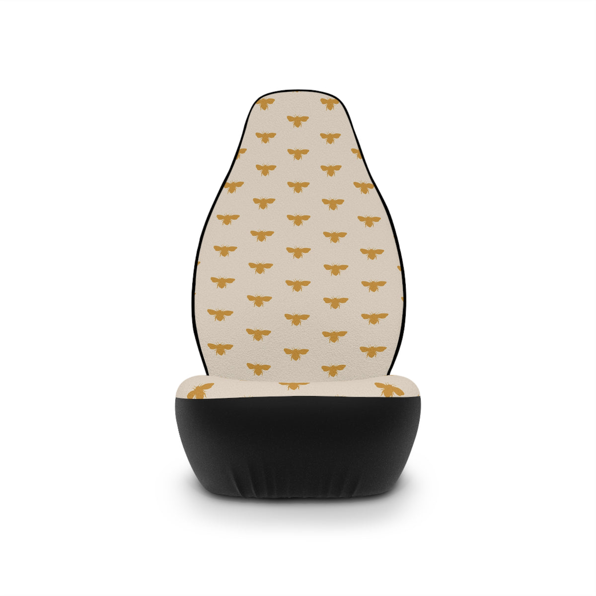 Bee Car Seat Covers | Minimal Boho Auto Decor | Neutral Cottagecore Seat Covers | Polyamory & ENM Friendly