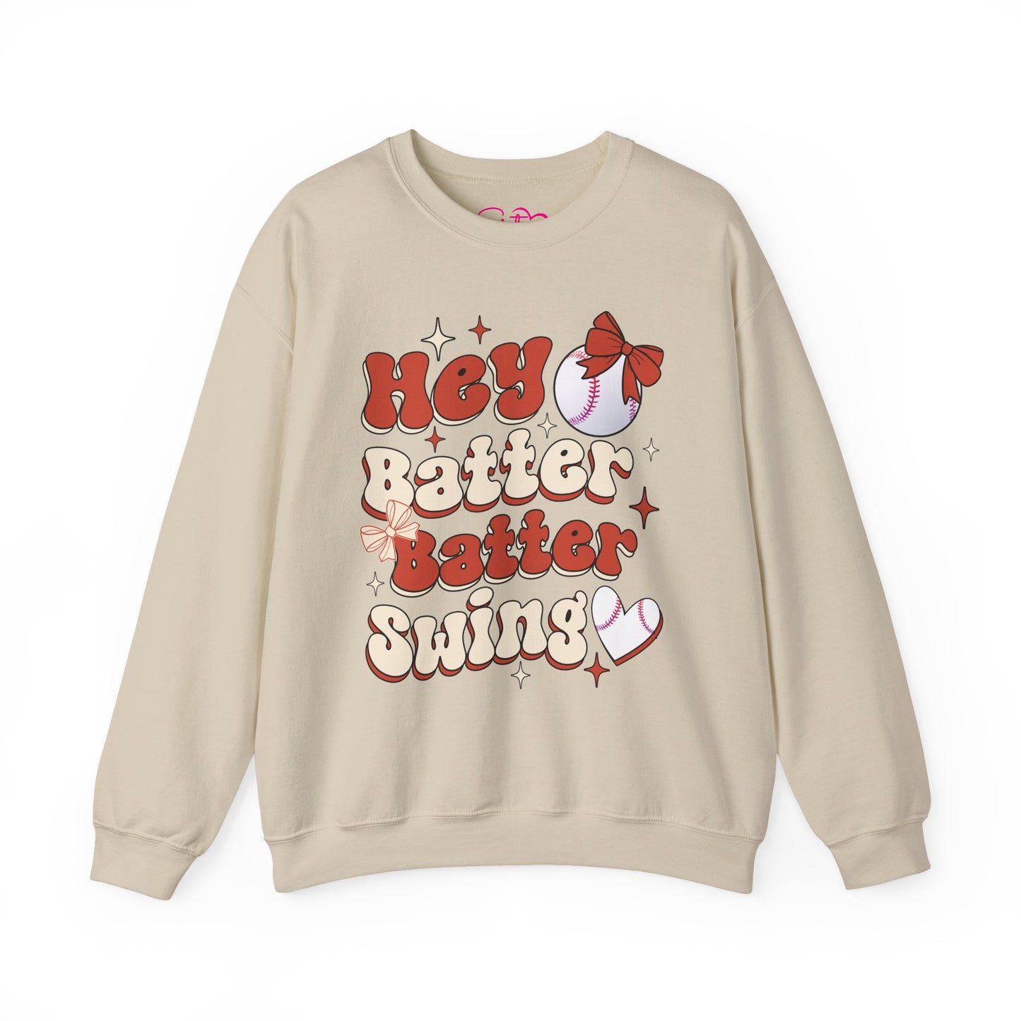 Hey Batter Batter Swing Sweatshirt | Playful Swinger Humor Pullover | ENM & Polyamory Lifestyle Apparel